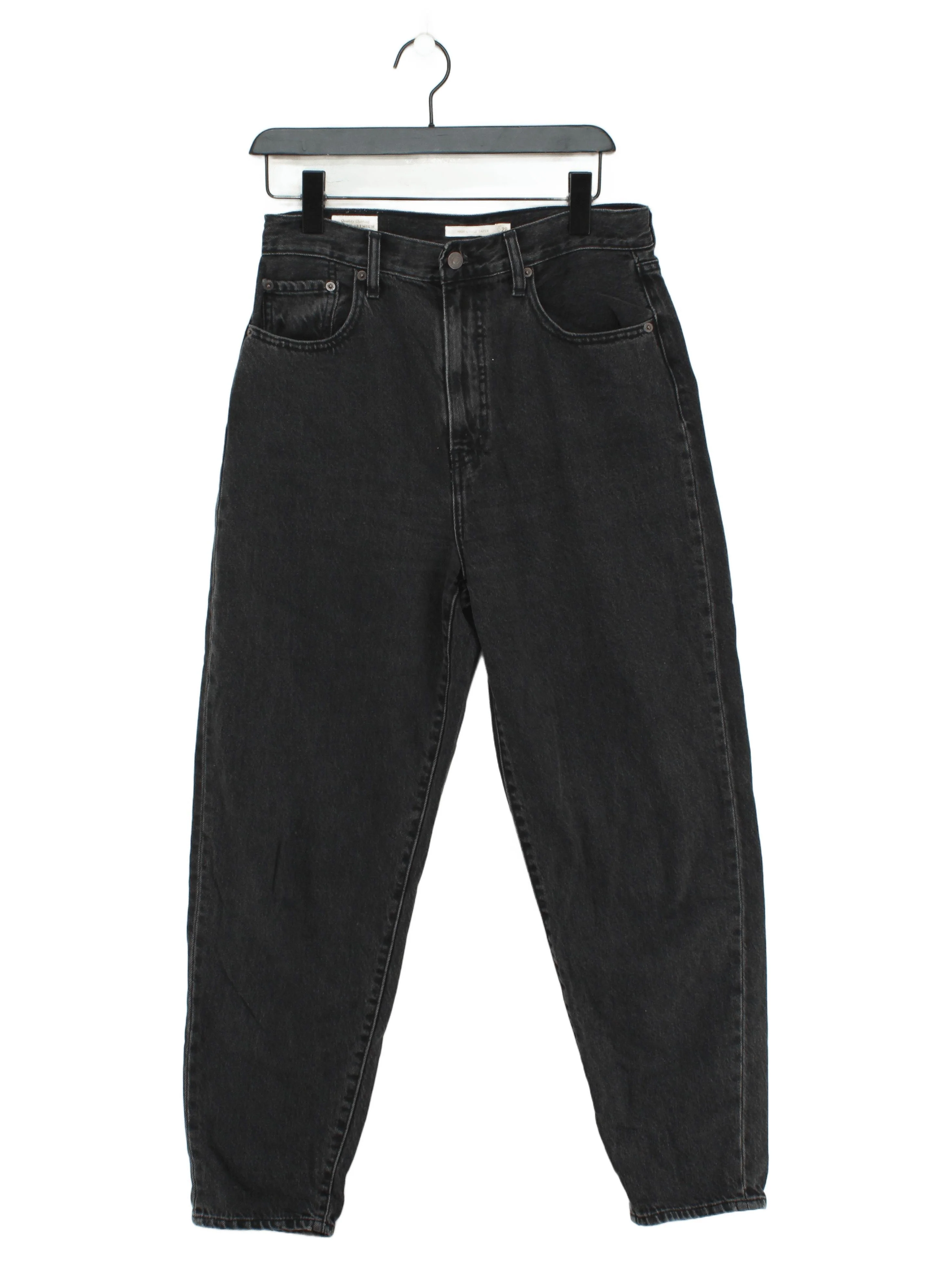 Levi’s Women's Jeans W 28 in Black Cotton with Lyocell Modal Mom