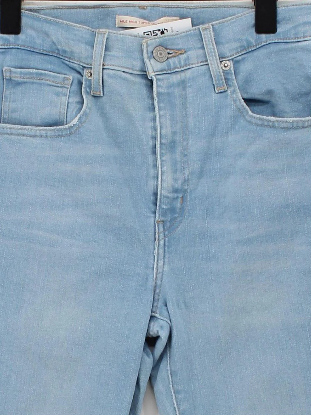 Levi’s Women's Jeans W 28 in Blue Cotton with Polyester, Elastane Skinny - Image 3