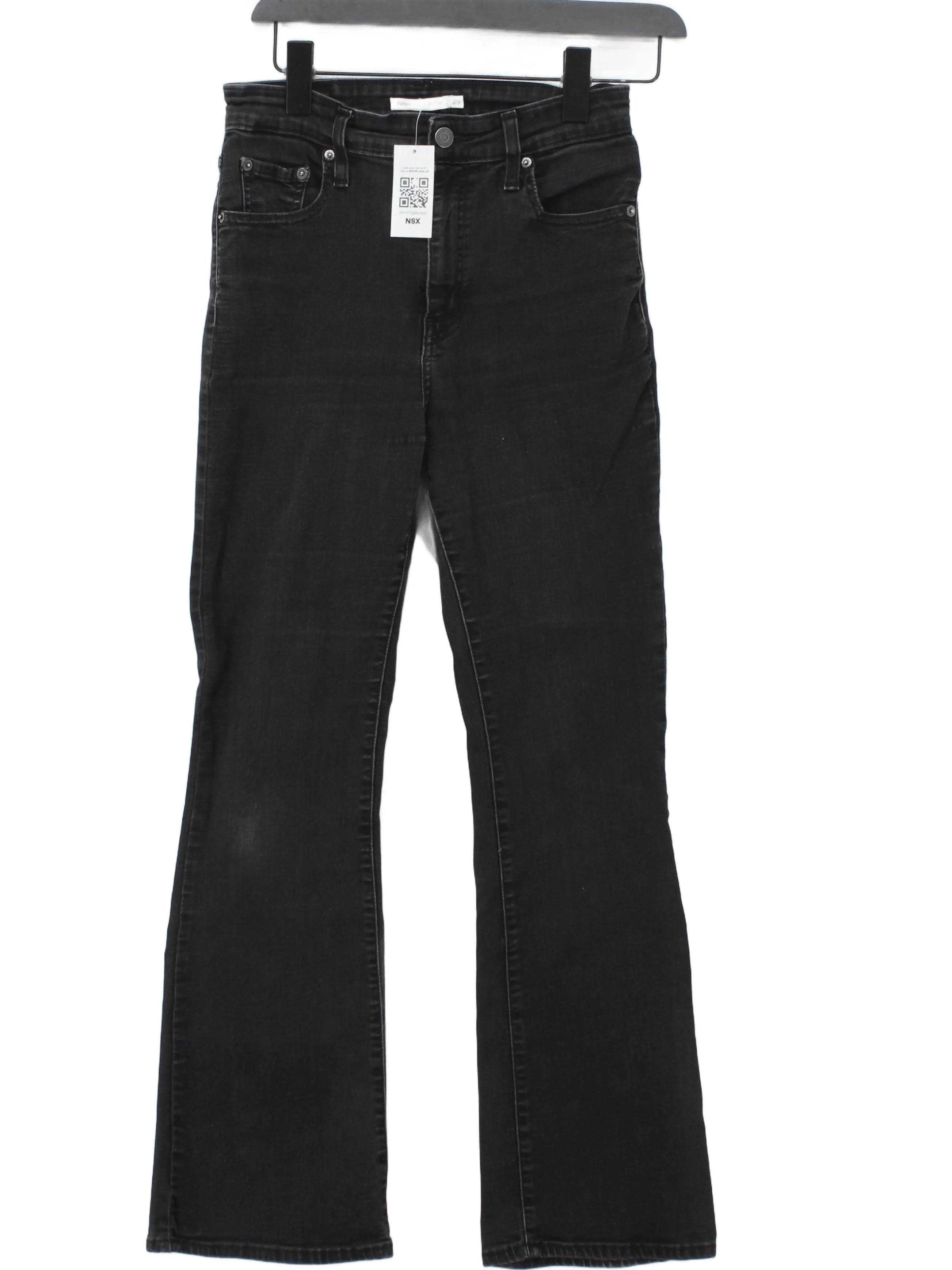 Levi’s Women's Jeans W 29 in Black 100% Cotton Flared