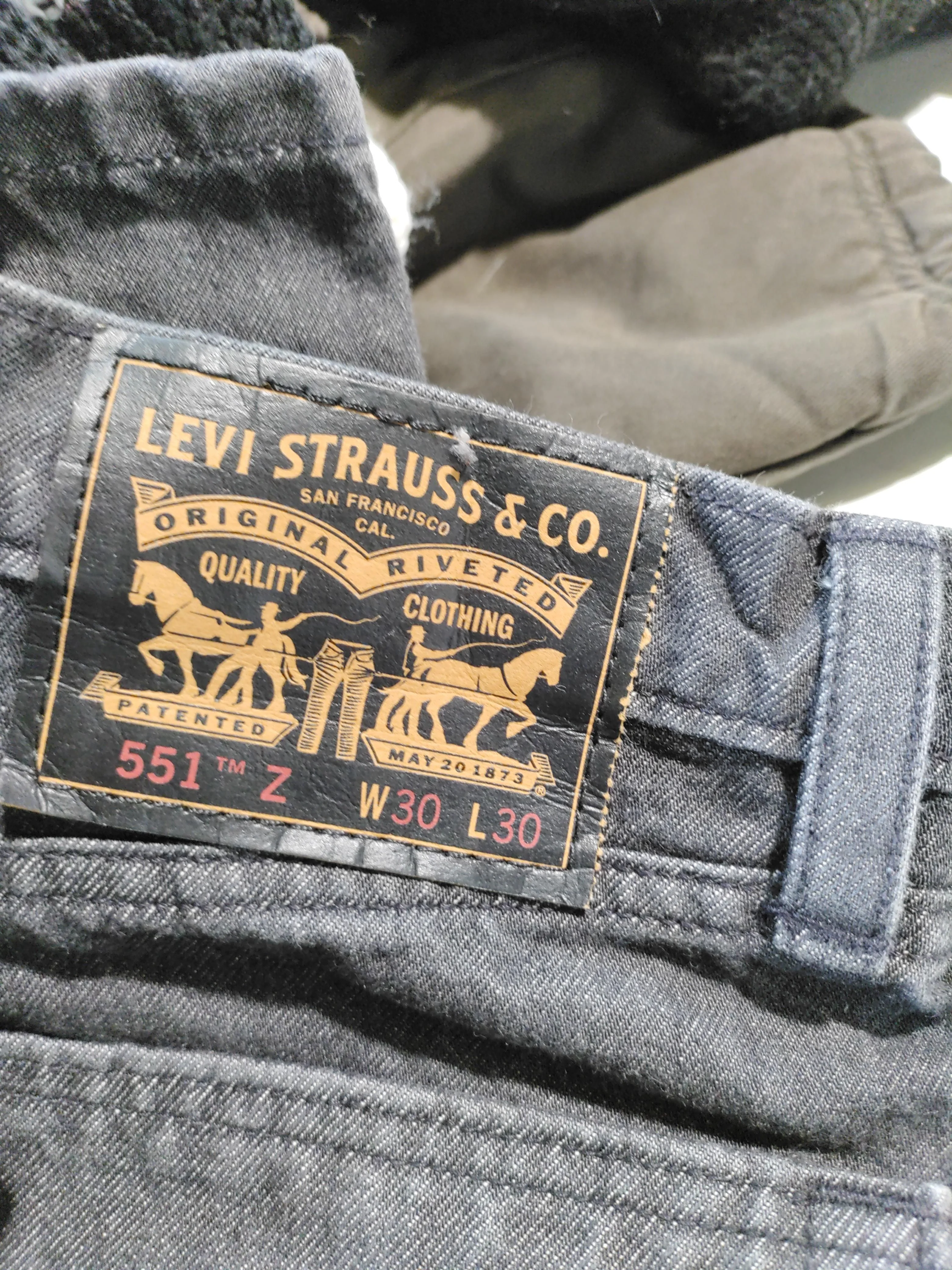 Levi’s Women's Jeans W 30 in Black Cotton with Polyamide, Elastane Straight - Image 5