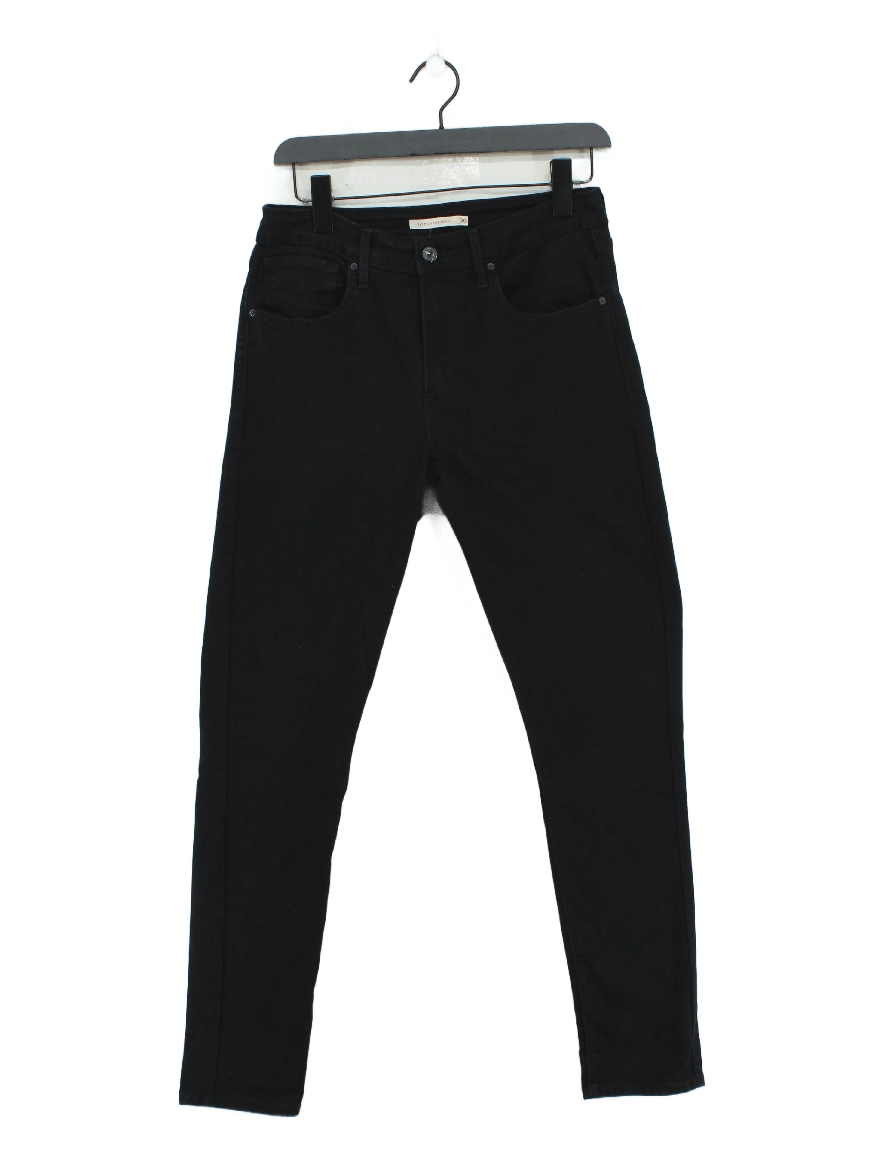 Levi’s Women's Jeans W 30 in Black Cotton with Viscose, Elastane Skinny