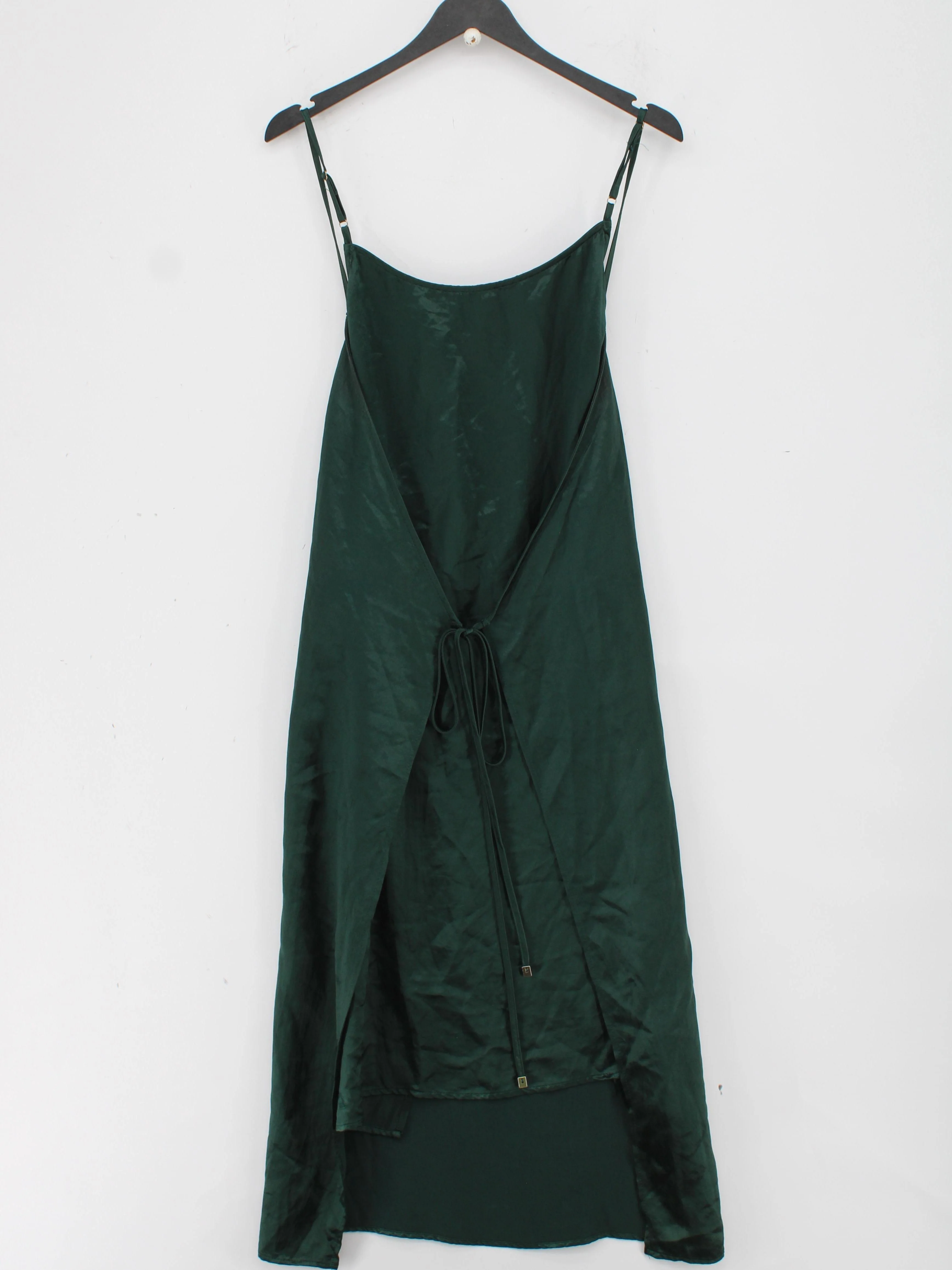 Liam Slip Midi Dress UK8 in Green - Image 2