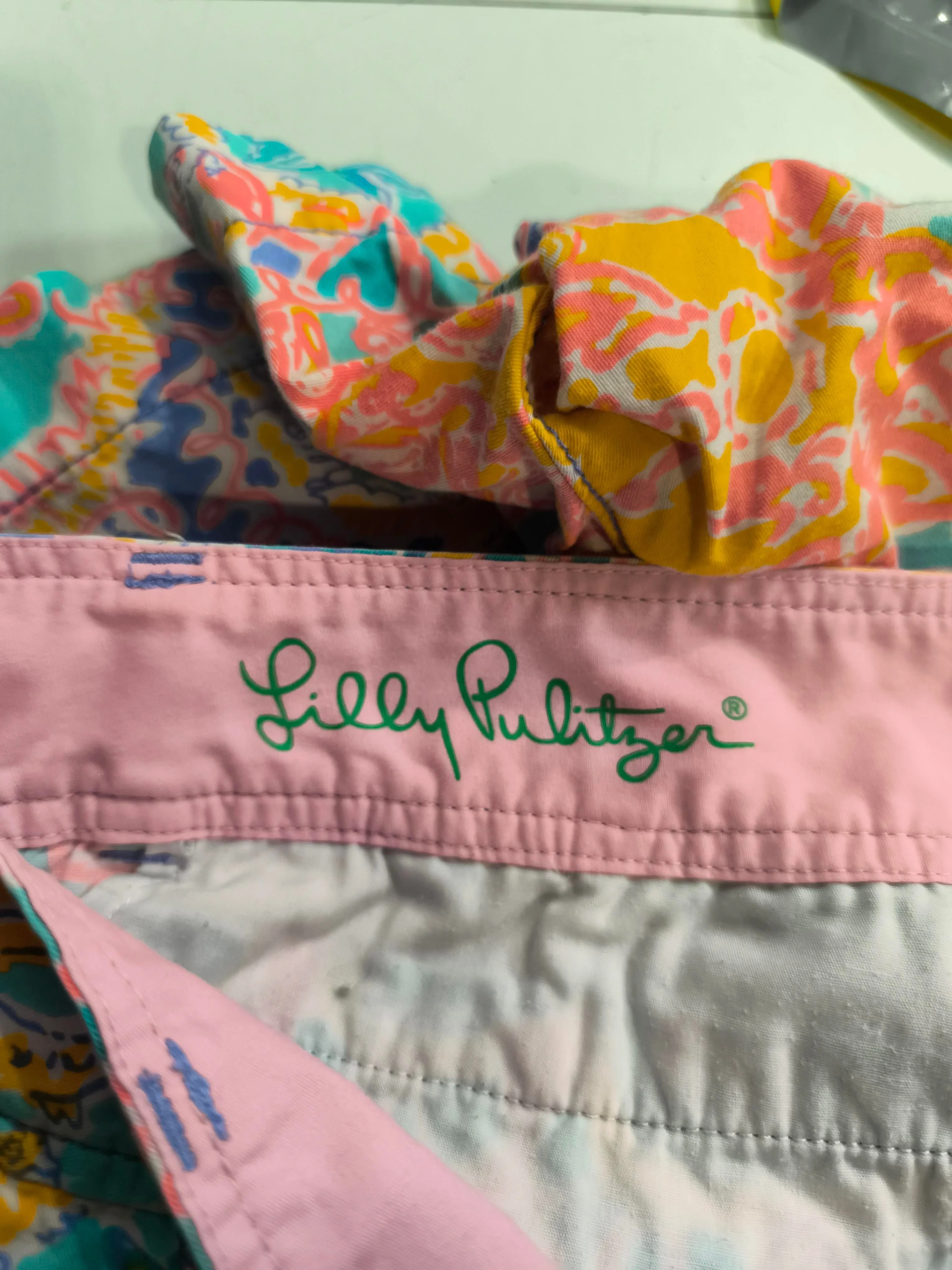 Lilly Pulitzer Women's Shorts W 30 in Multi 100% Cotton Cut-Off - Image 5
