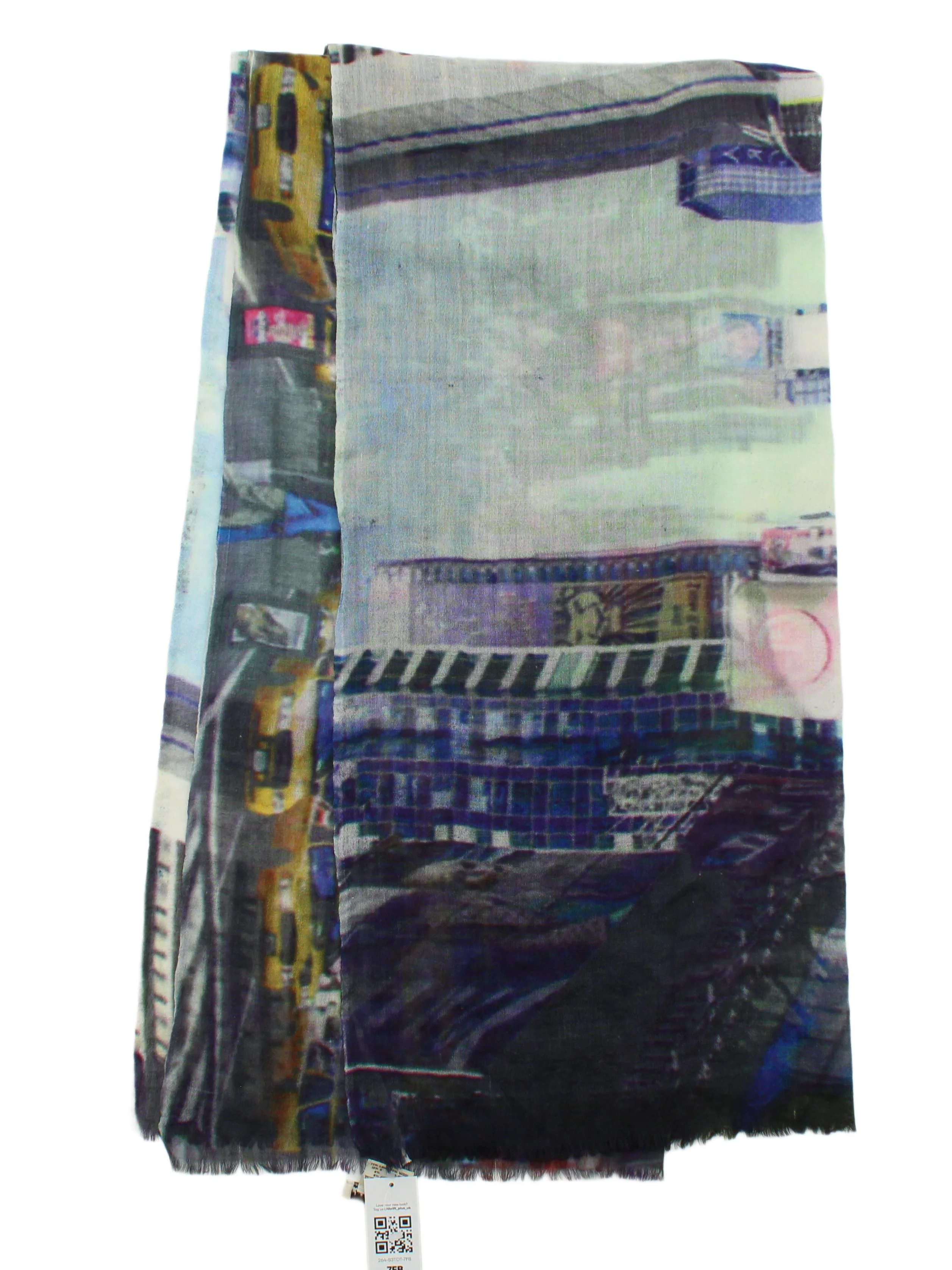 Lily And Lionel Women's Scarf Multi Wool with Silk, Cashmere Rectangle Scarf