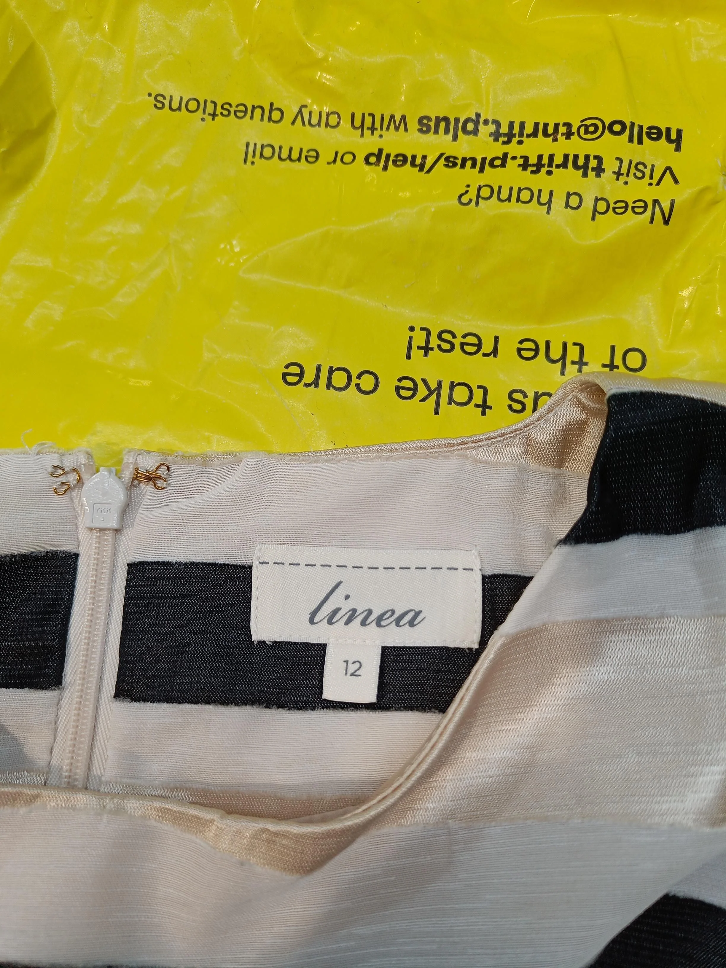 Linea A-Line Midi Dress UK12 in Multi - Image 5