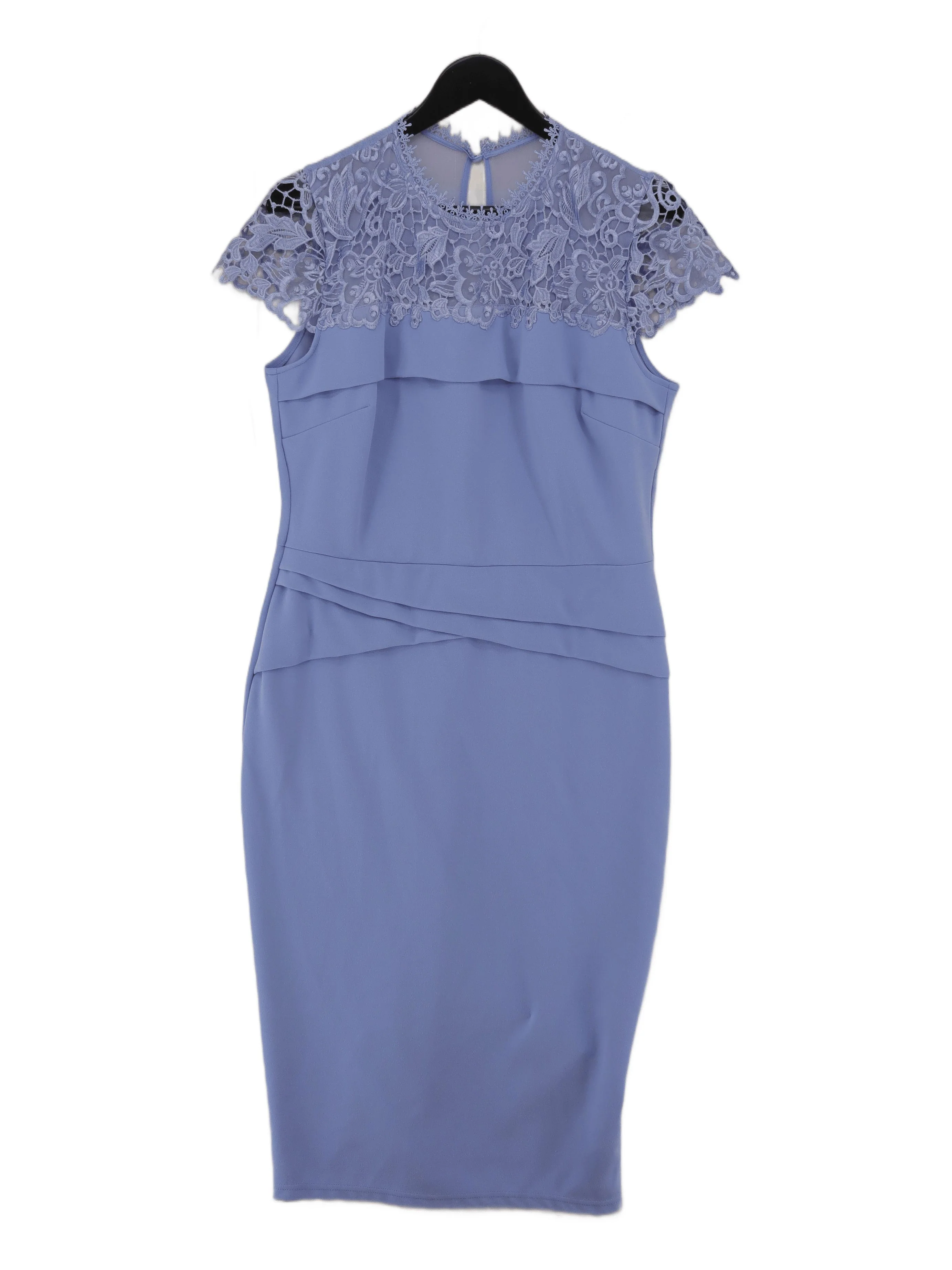 lipsy london Bodycon Midi Dress UK16 in Blue