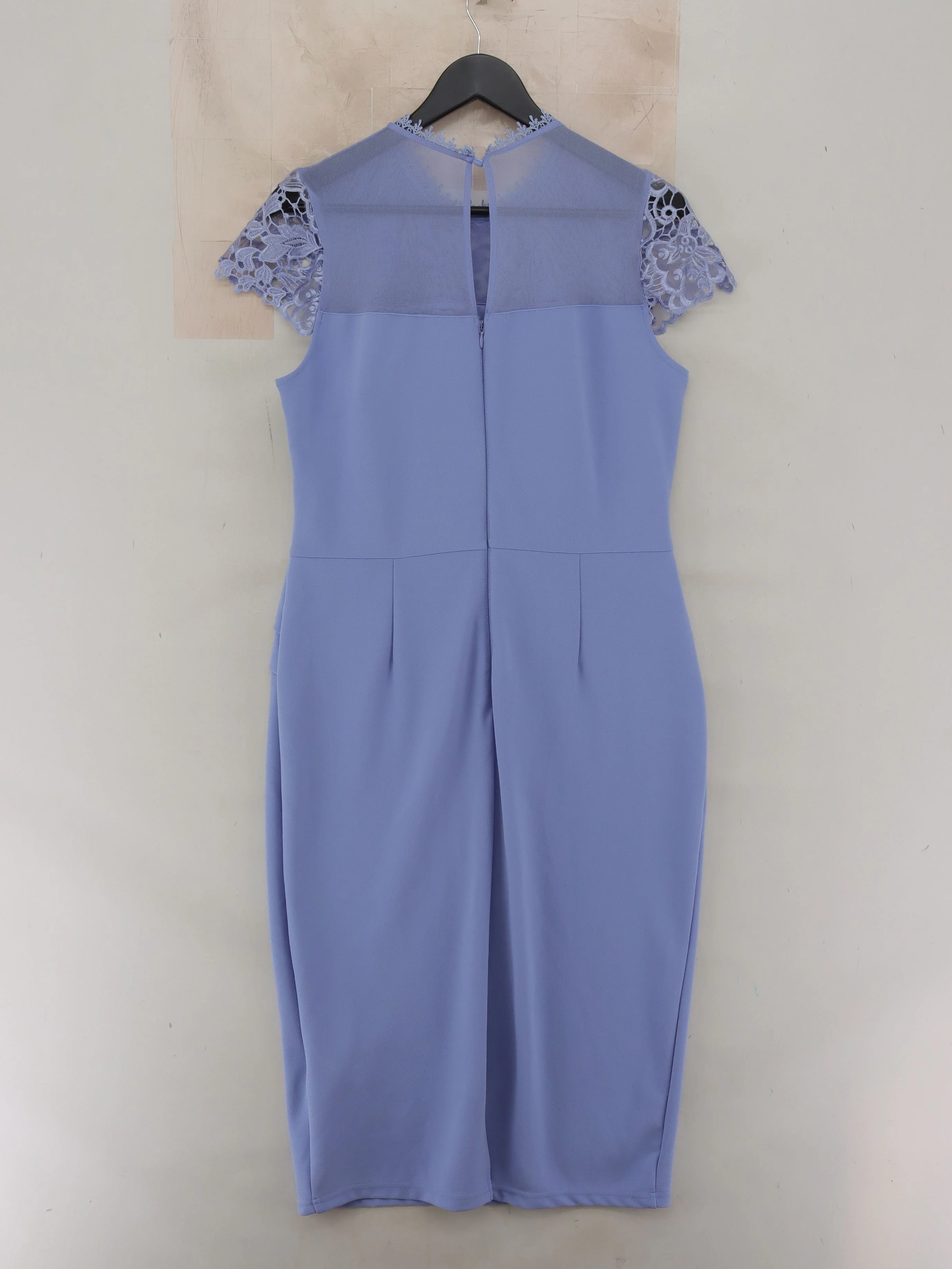 lipsy london Bodycon Midi Dress UK16 in Blue - Image 2