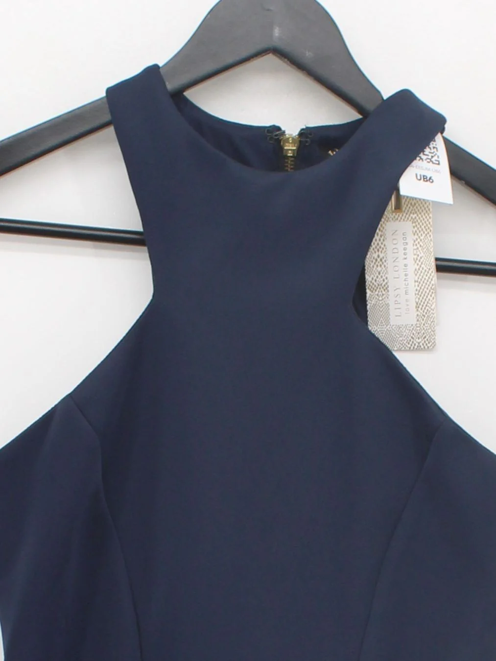 lipsy london Bodycon Mini Dress UK10 in Blue - Image 3