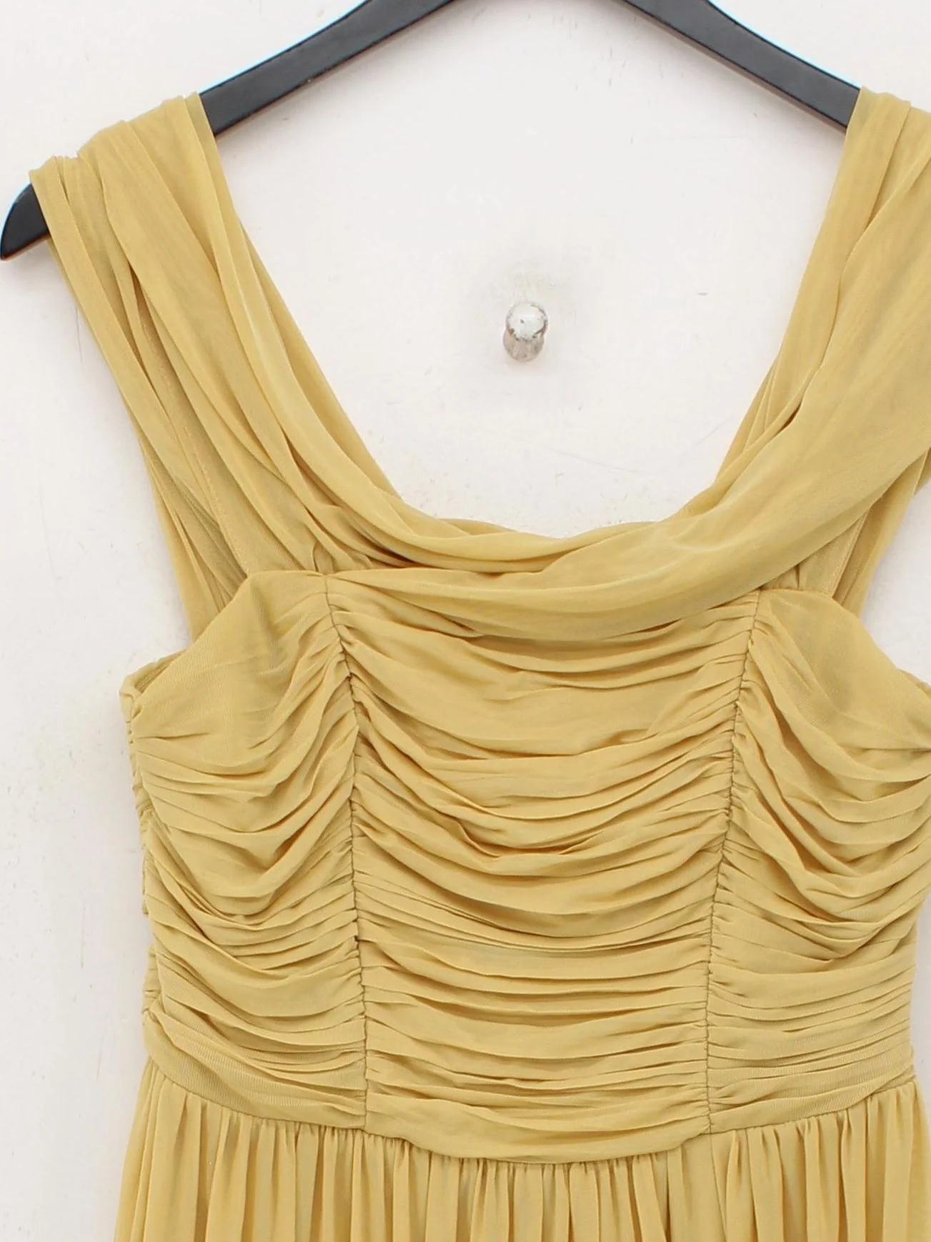 Little Mistress Maxi Dress UK10 in Gold - Image 3
