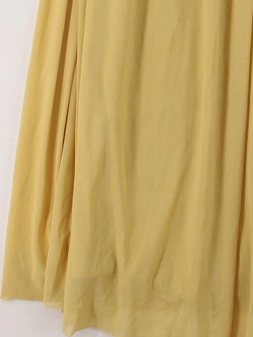 Little Mistress Maxi Dress UK10 in Gold - Image 4