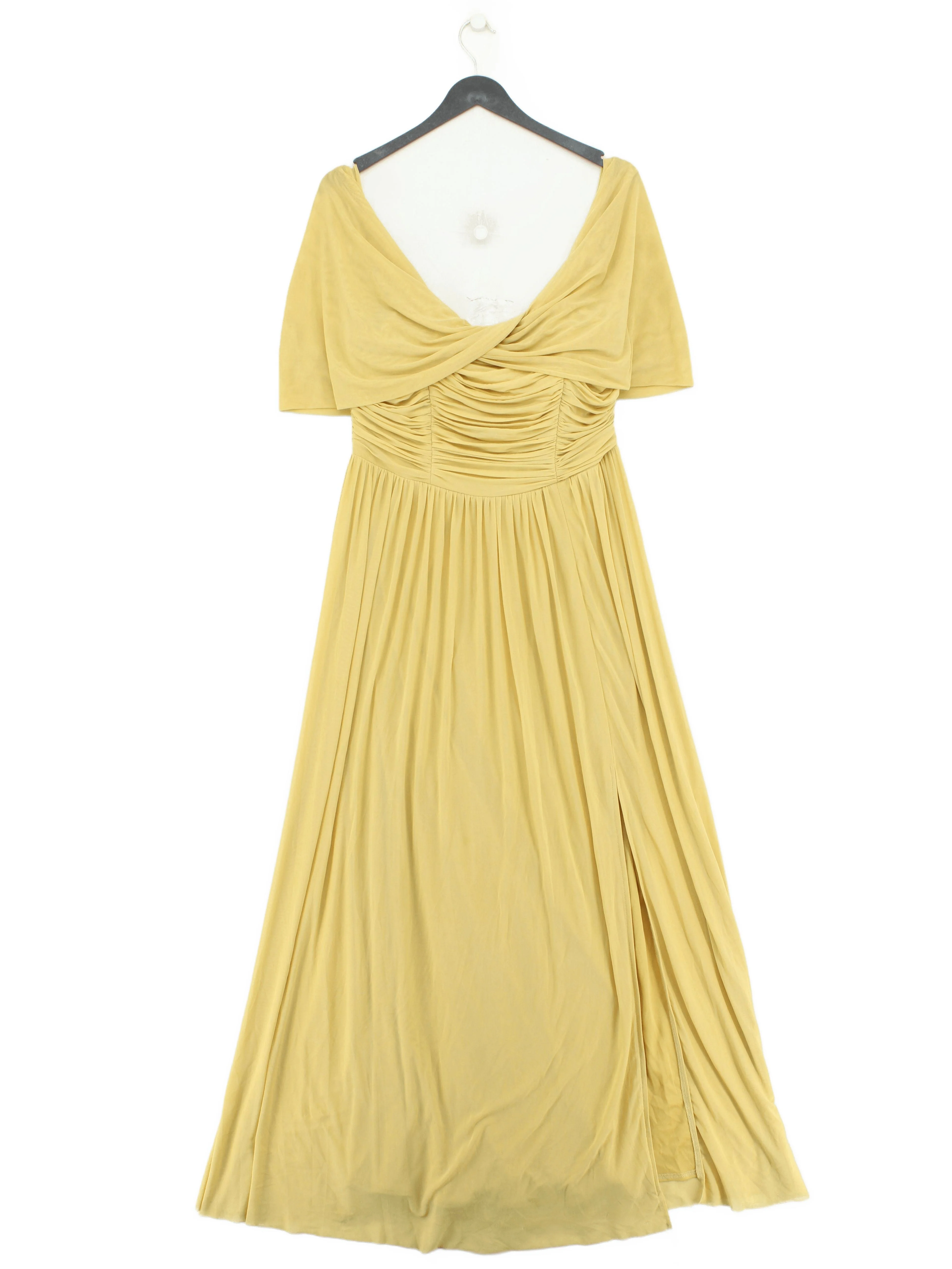Little Mistress Maxi Dress UK14 in Yellow