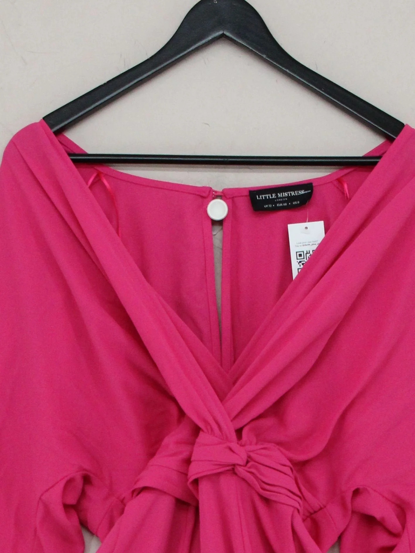 Little Mistress Women's Jumpsuit UK 12 Pink 100% Polyester Wide-Leg Jumpsuit - Image 3