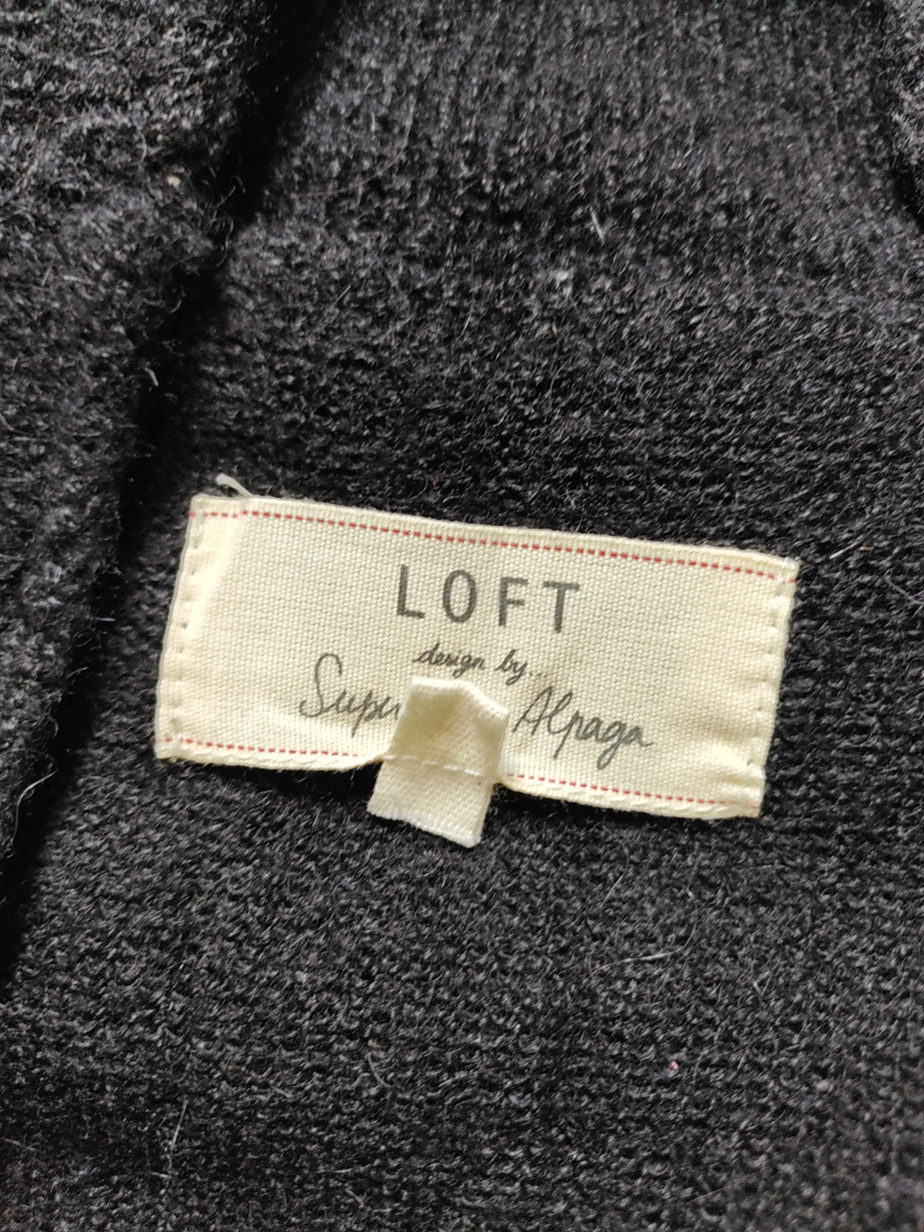 Loft Women's Cardigan UK 4 Black 100% Wool V-Neck Cardigan - Image 6