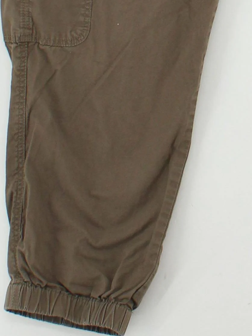 Loft Women's Sports Bottoms UK 10 Brown 100% Cotton Tapered Sweatpants - Image 4