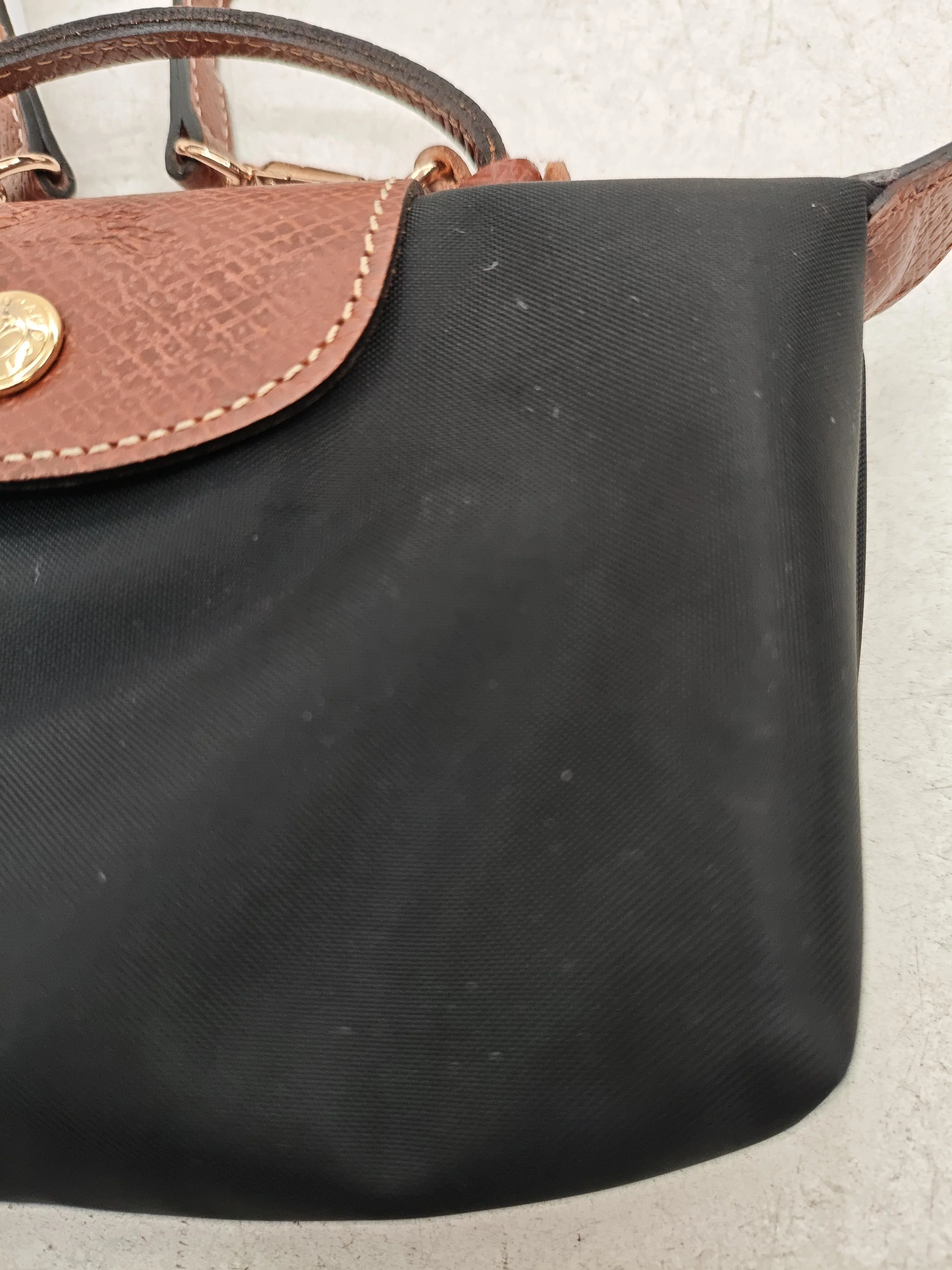 Longchamp Women's Bag Black Other with Leather Shoulder Bag - Image 3