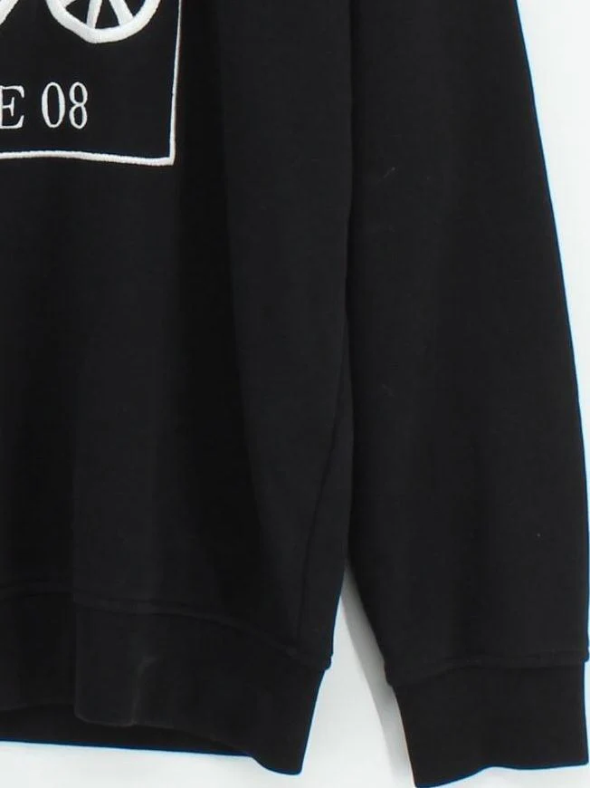 Love Moschino Men's Jumper M Black Cotton with Elastane Pullover - Image 4