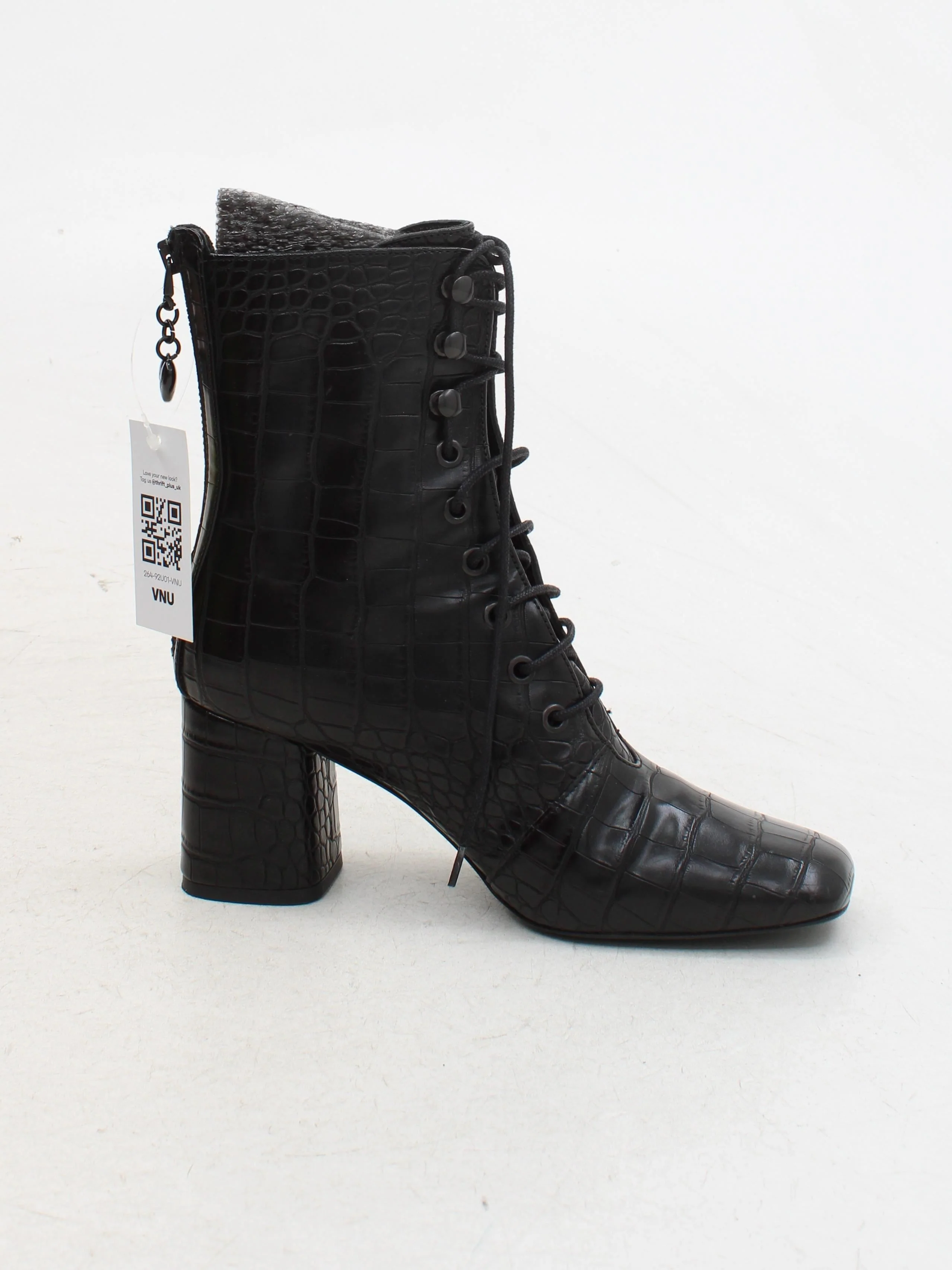 Love Moschino Women's Boots UK 5 Black 100% Faux Leather Combat - Image 5