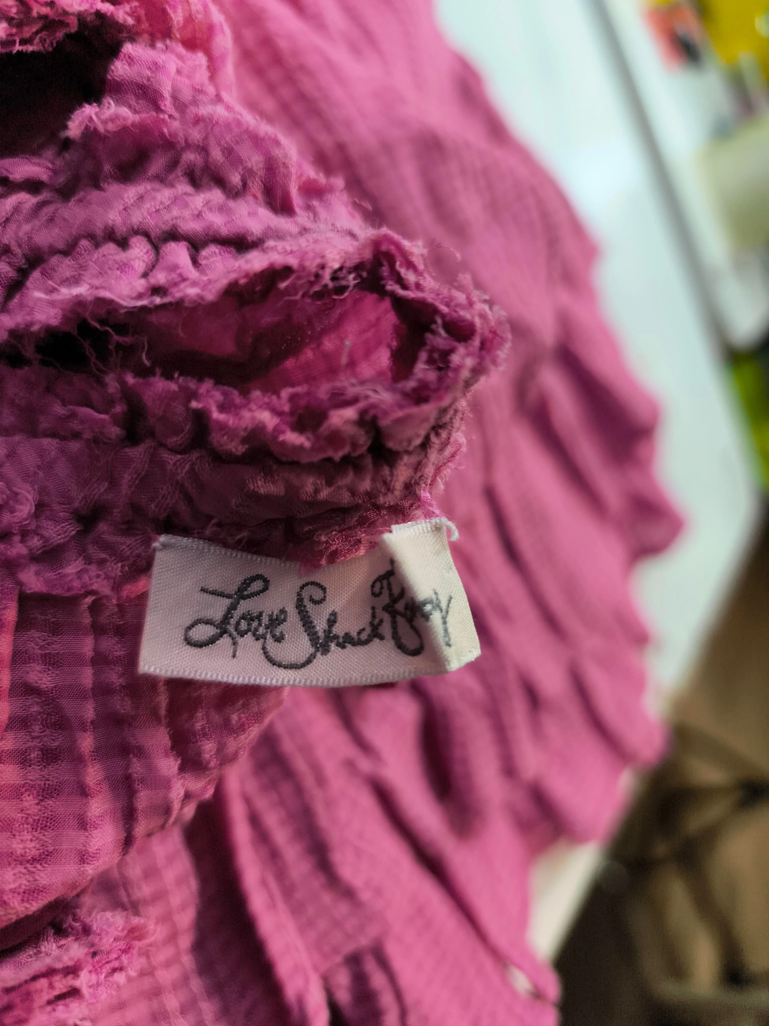 LoveShackFancy Mini Dress XS in Pink - Image 5