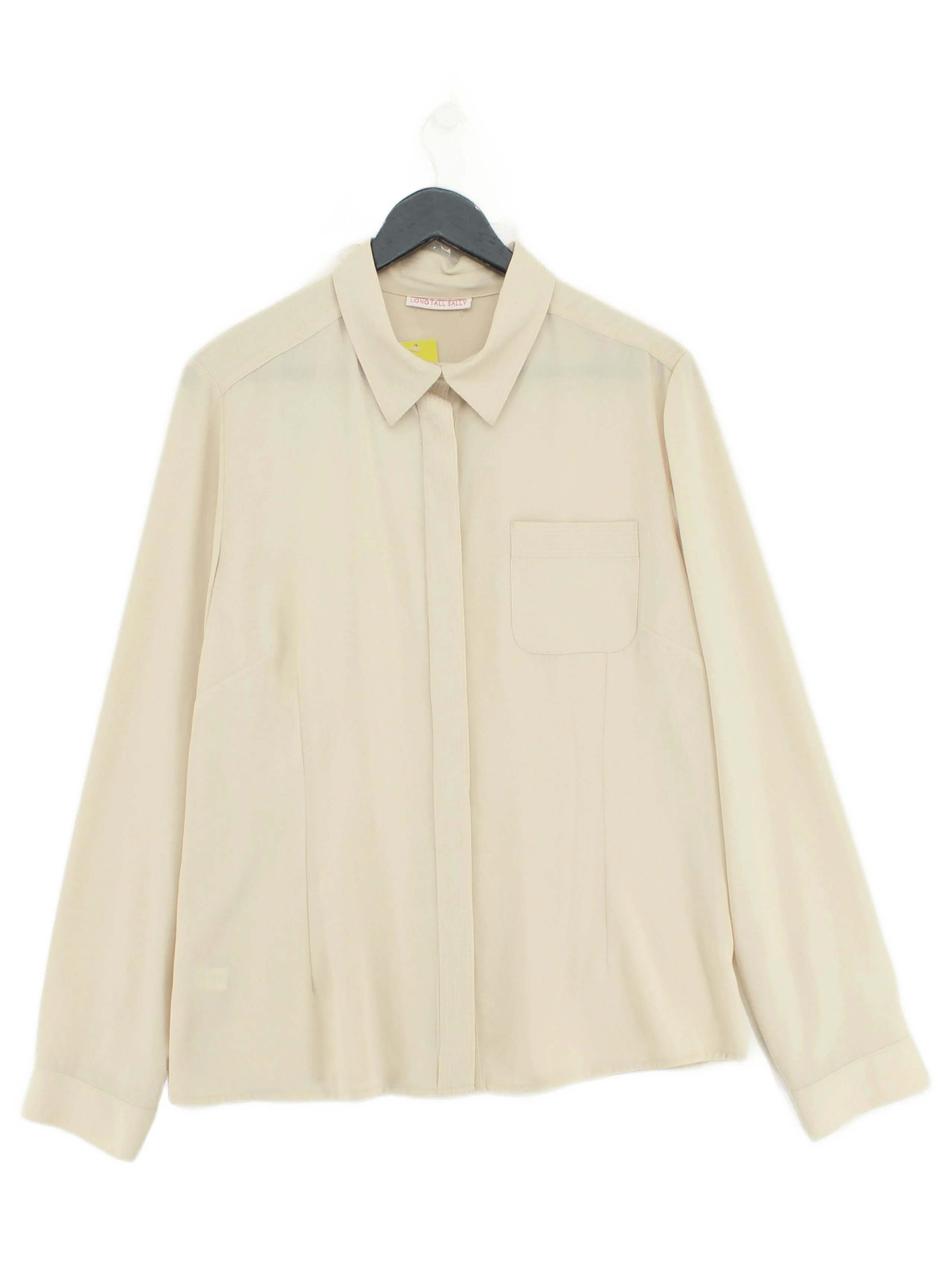 LTS - Long Tall Sally Women's Shirt UK 14 Cream 100% Other Basic