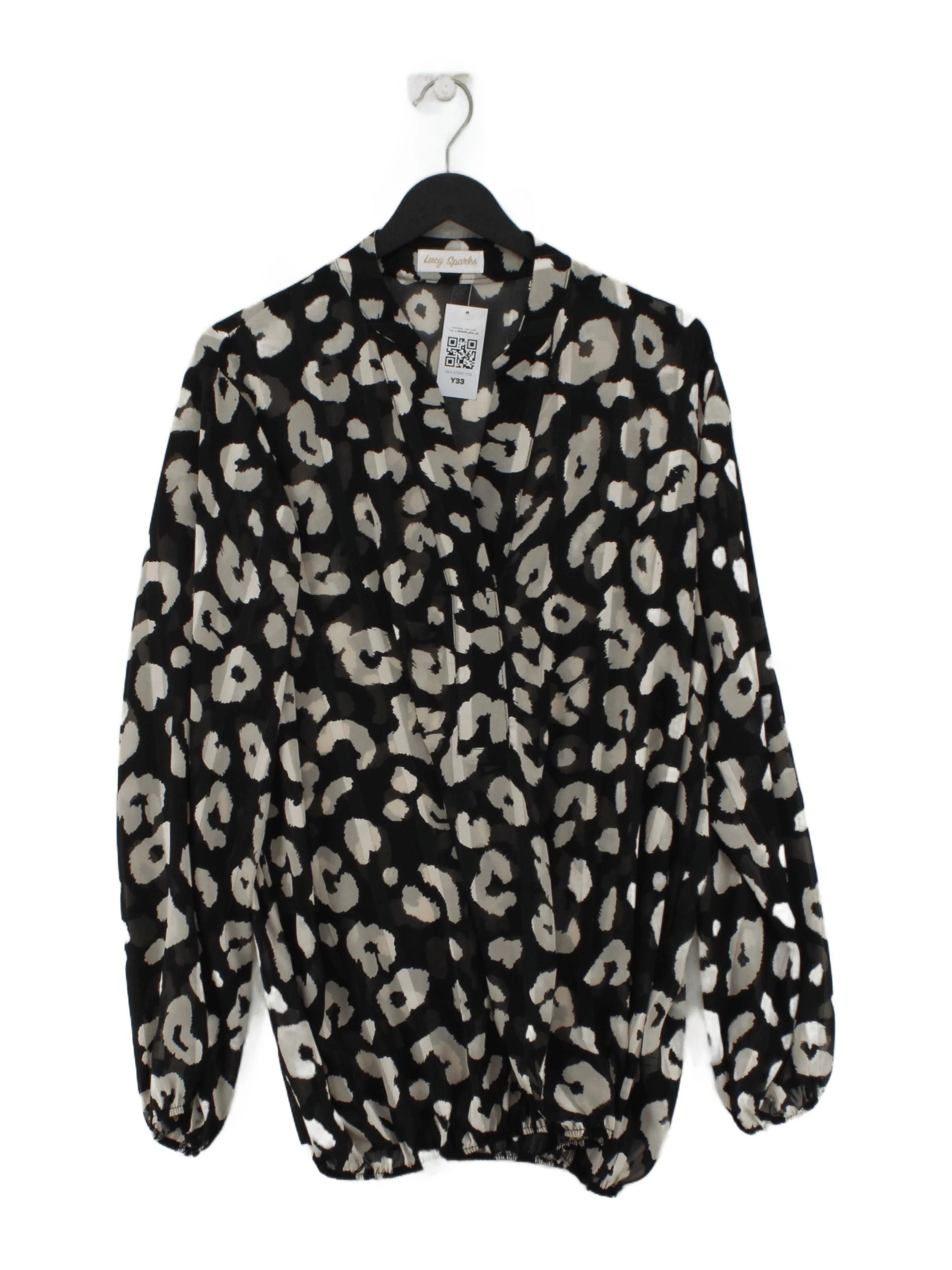 Lucy Sparks Women's Blouse M Multi 100% Polyester Basic