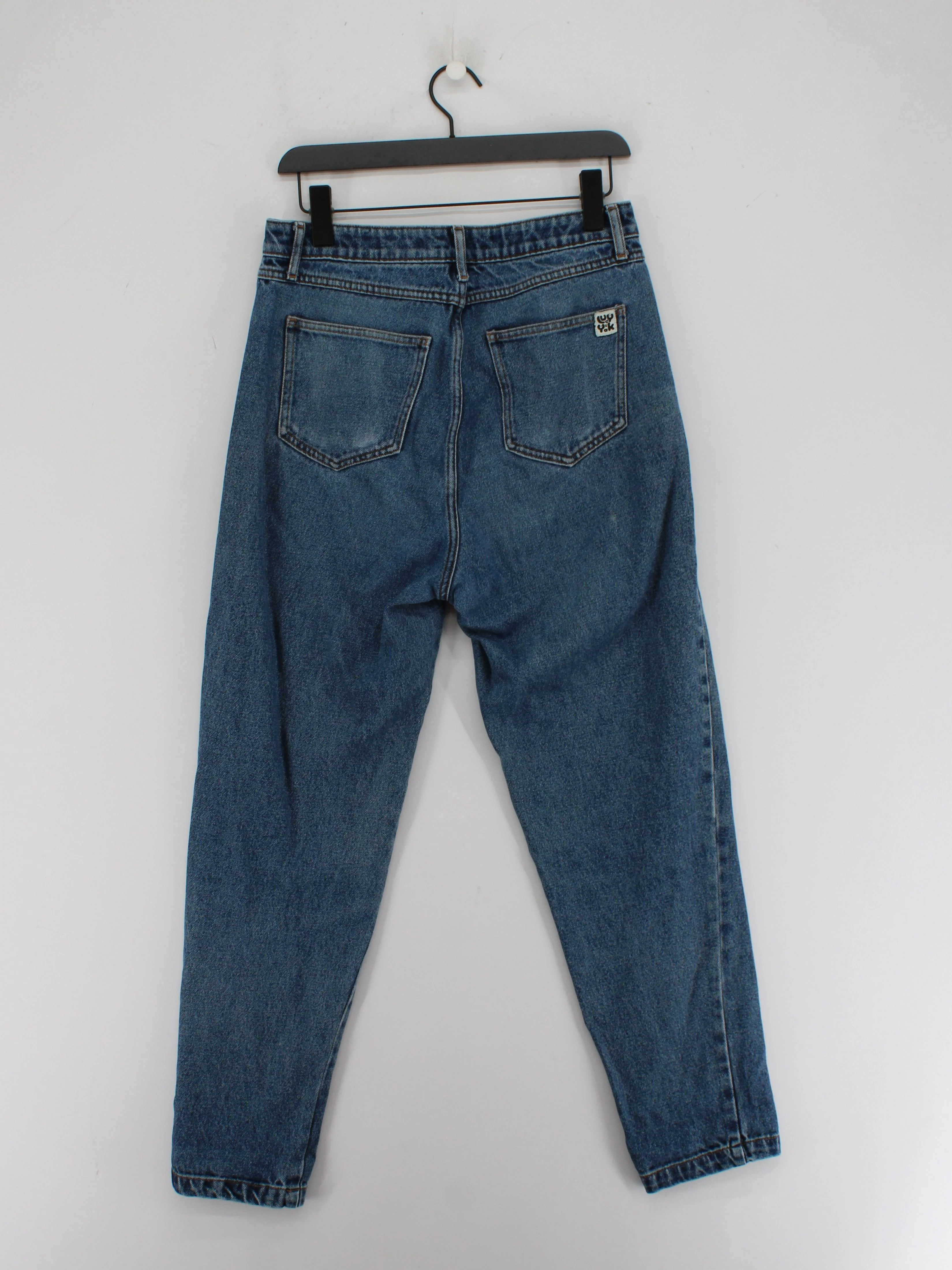 Lucy & Yak Men's Jeans W 28 in Blue 100% Cotton Wide-Leg - Image 2