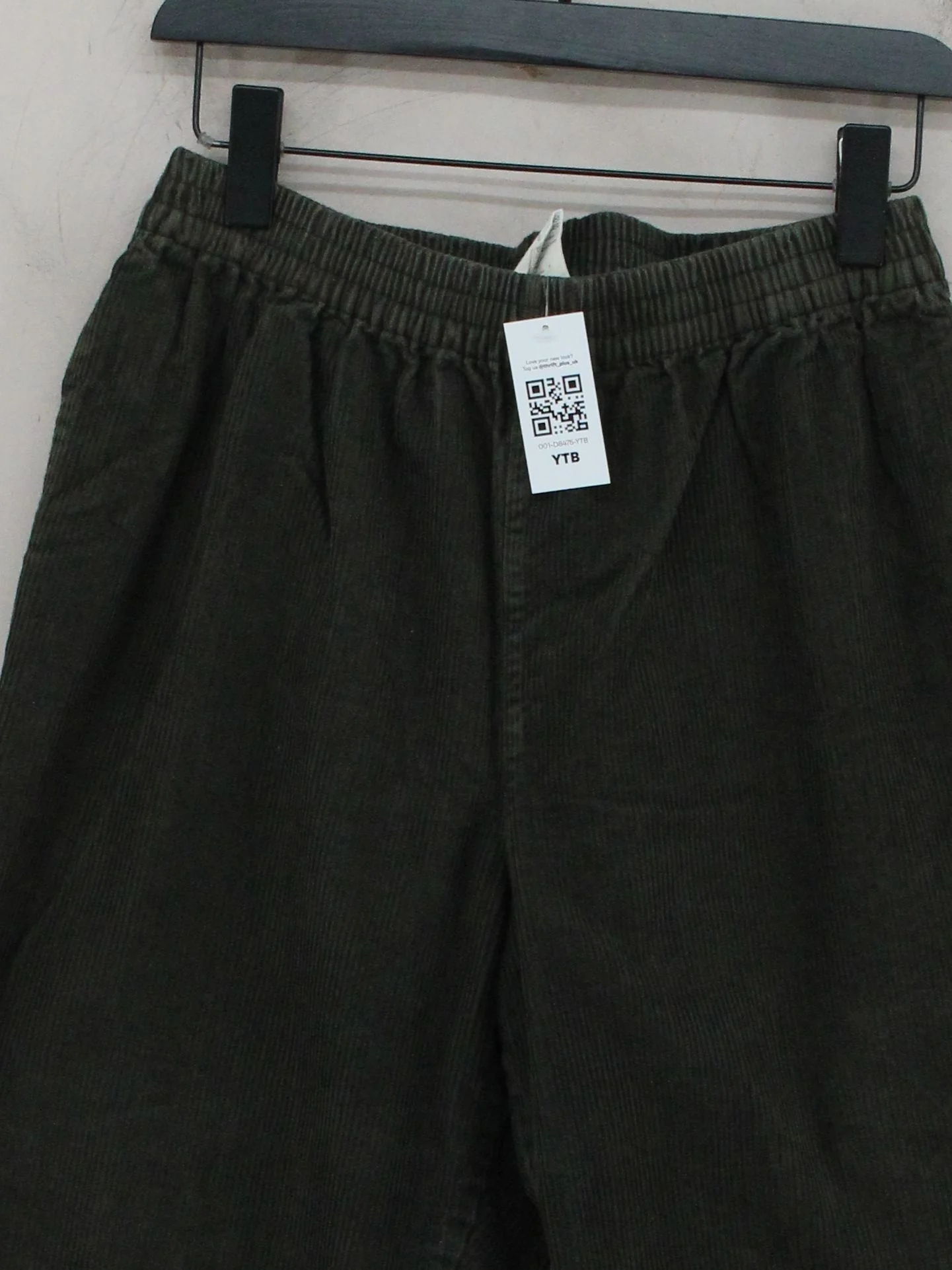 Lucy & Yak Men's Trousers M Green 100% Cotton Wide-Leg Chino - Image 3