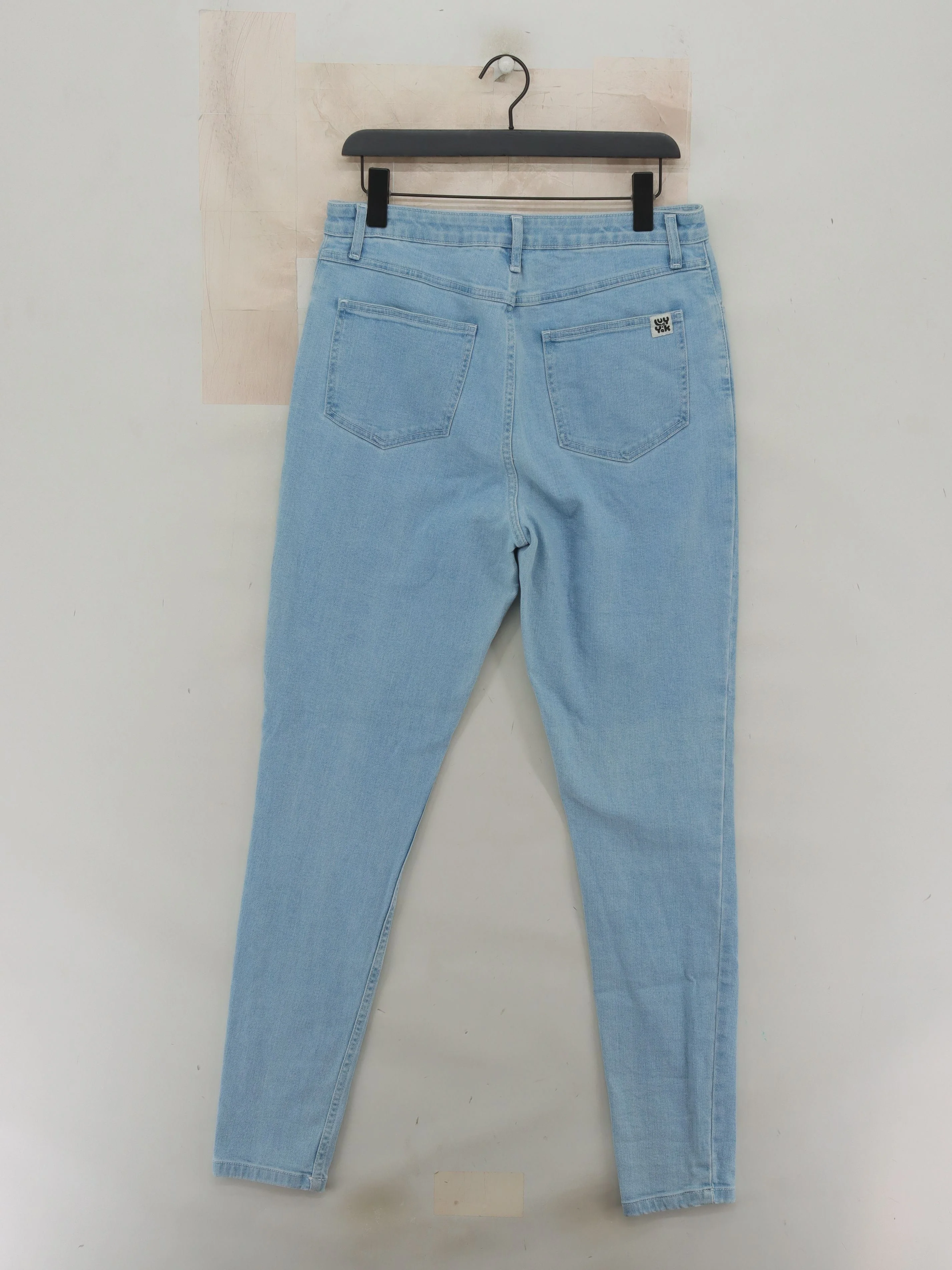 Lucy & Yak Women's Jeans UK 14 Blue Cotton with Elastane Skinny - Image 2