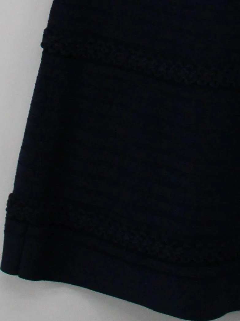 luisa Spagnoli Skater Mini Dress S in Blue - Image 4