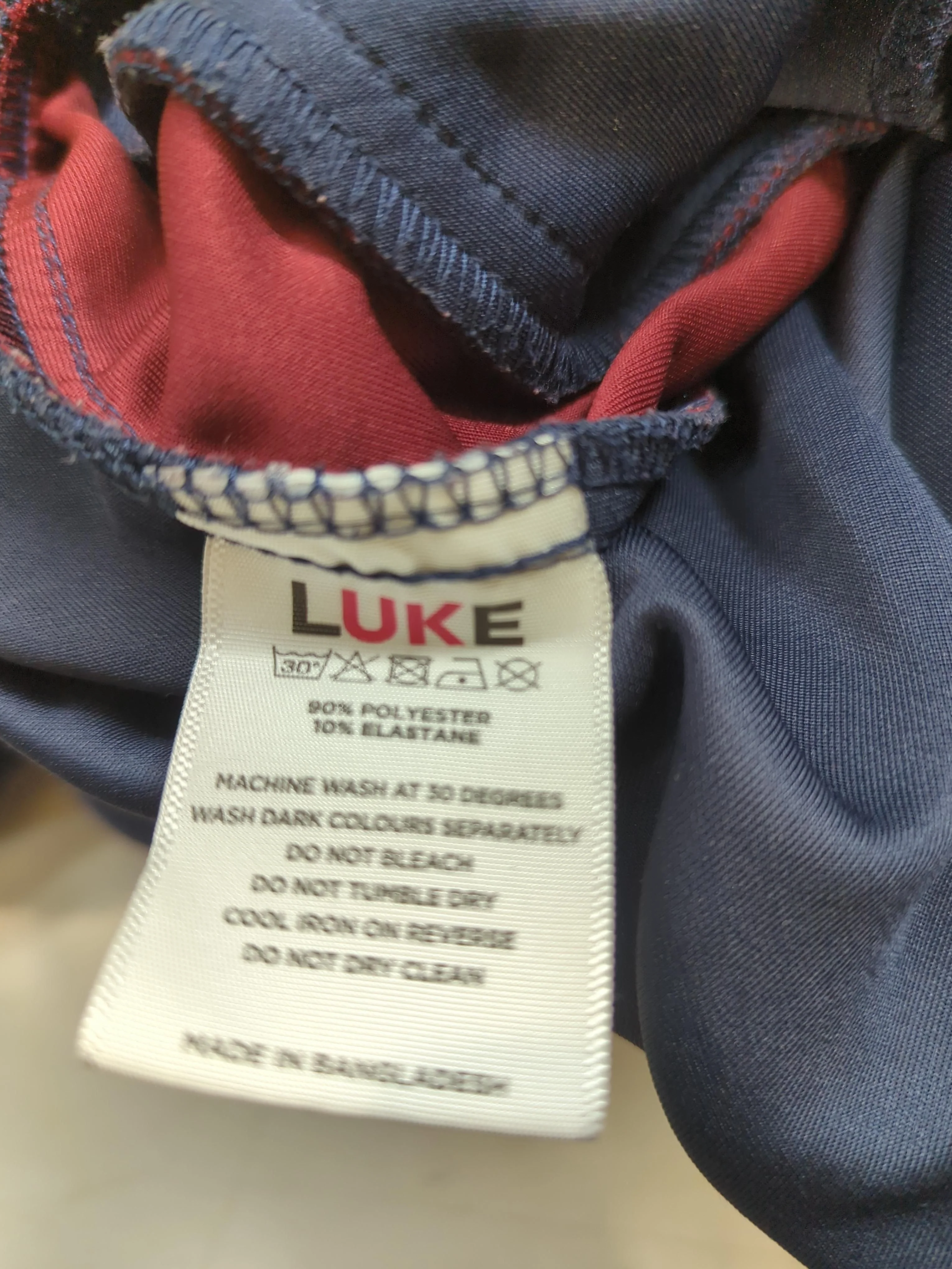 Luke Men's Sports Bottoms L Blue Polyester with Elastane Sweatpants - Image 6