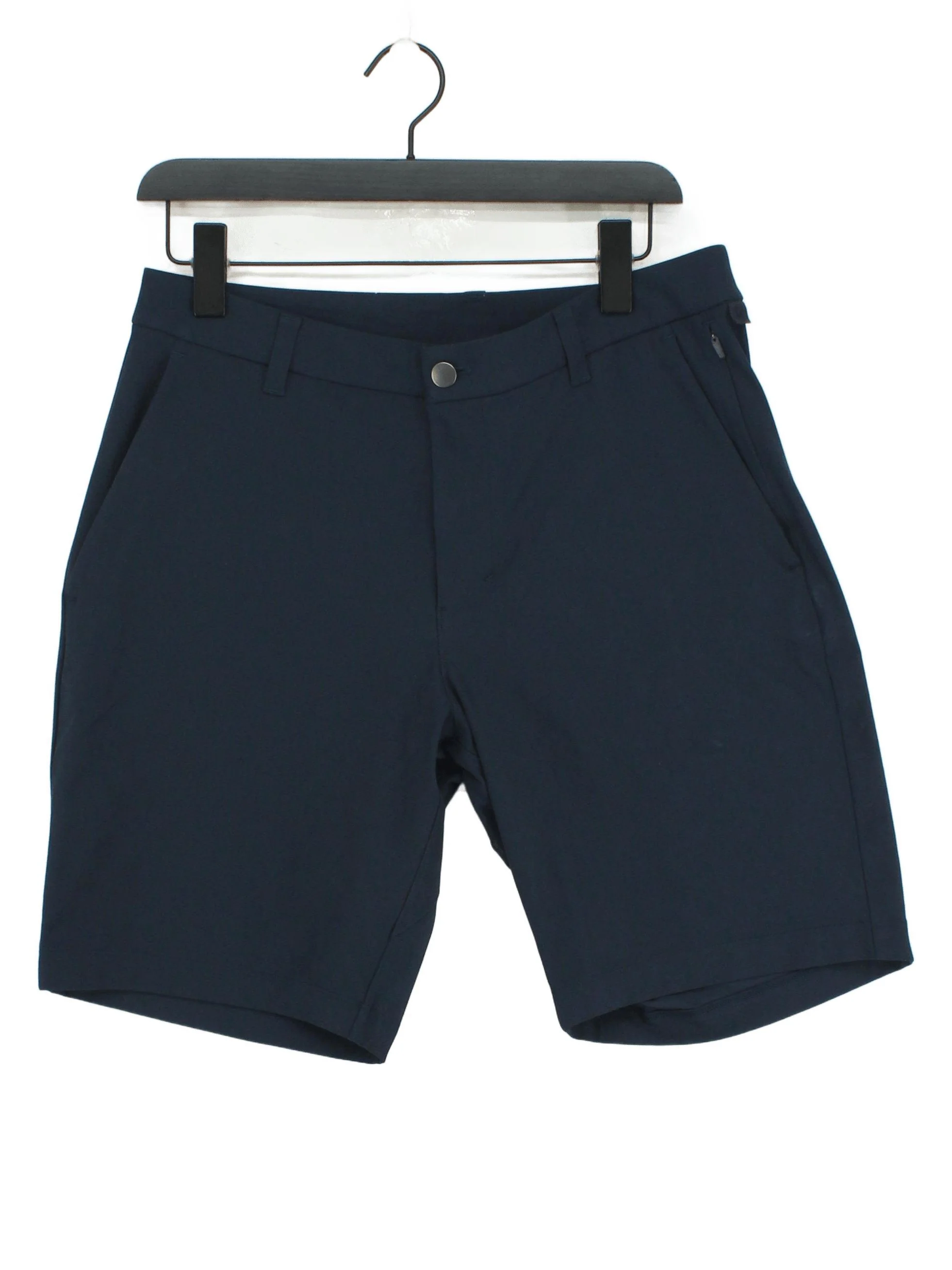 Lululemon Men's Shorts W 31 in Blue Polyester with Elastane Chino