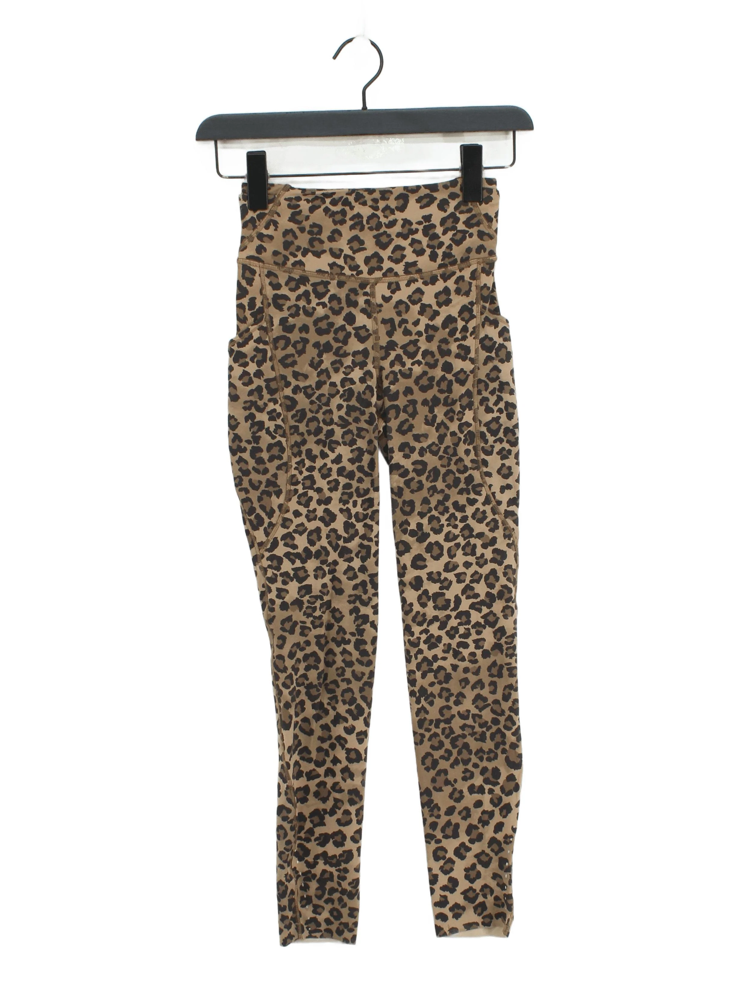 Lululemon Women's Leggings XS Brown Animal Print 100% Other Full length