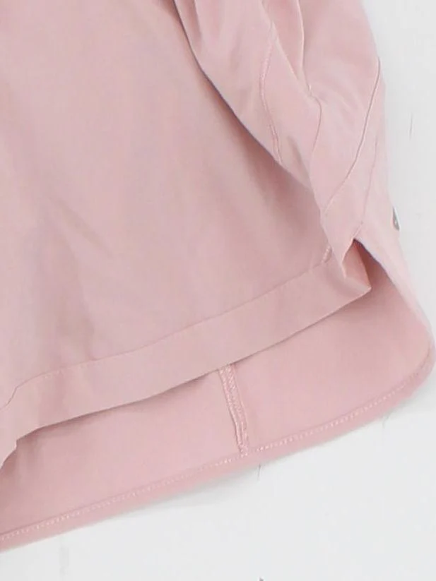Lululemon Women's Shorts UK 8 Pink Nylon with Elastane Sweat - Image 4