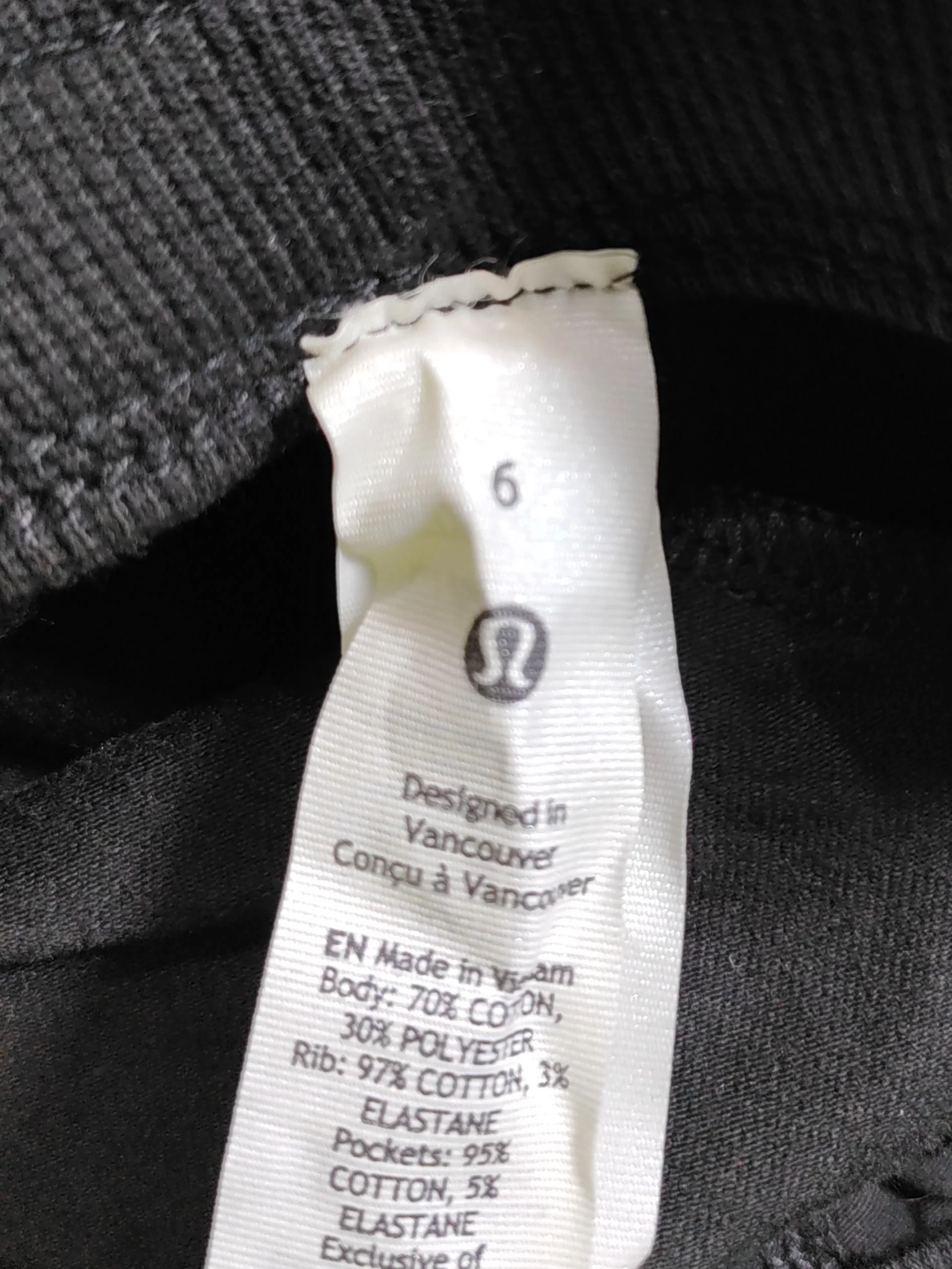 Lululemon Women's Sports Bottoms UK 10 Black Cotton - Image 5