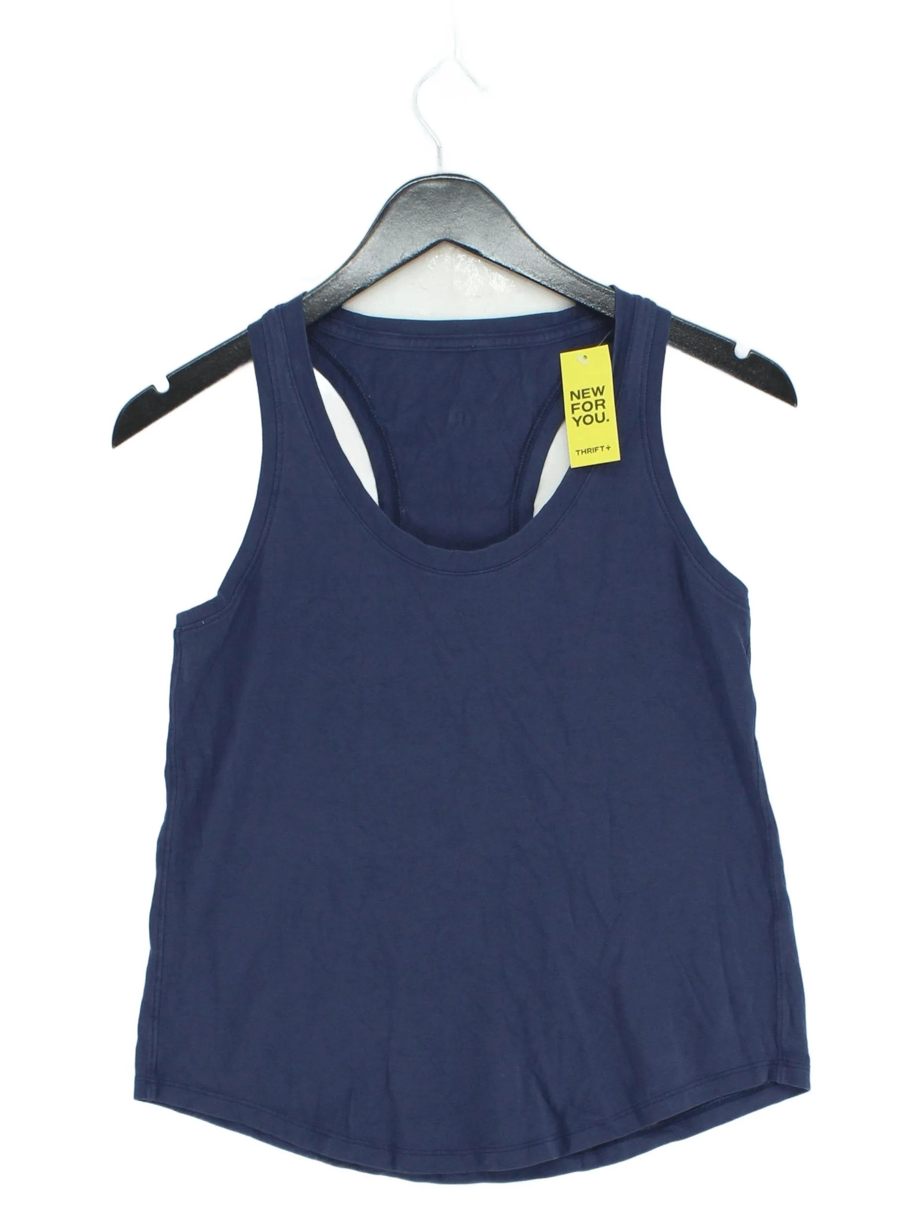 Lululemon Women's T-Shirt S Blue Nylon with Elastane Sleeveless Basic
