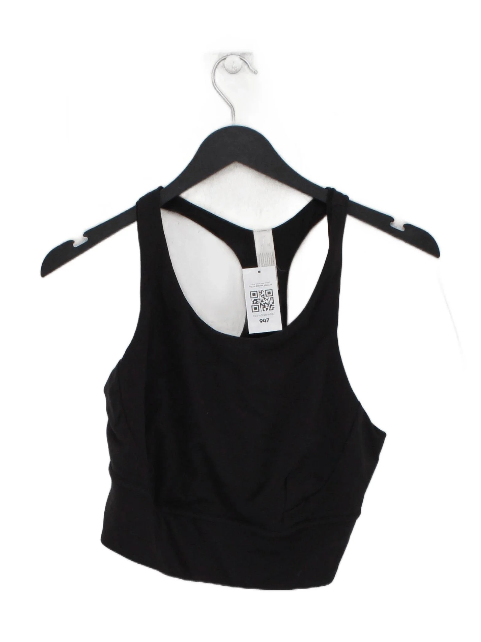 Lululemon Women's T-Shirt UK 14 Black Nylon