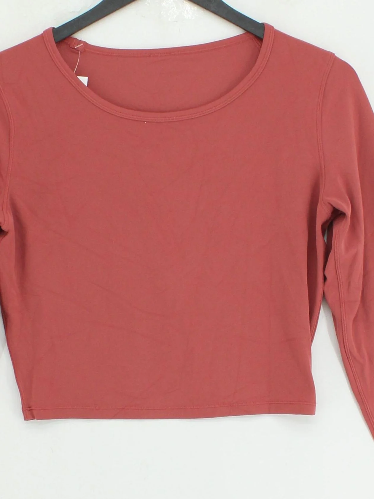 Lululemon Women's T-Shirt XS Brown Nylon with Elastane Basic - Image 3