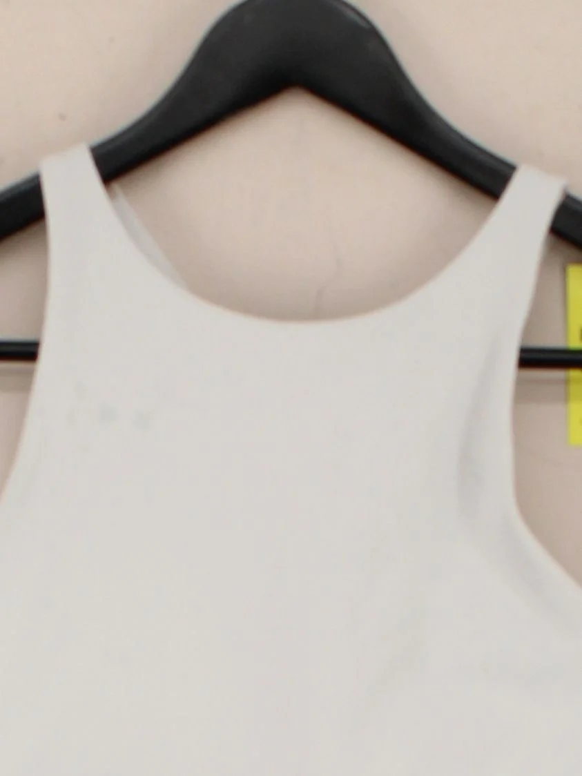 Lululemon Women's T-Shirt XS Grey 100% Other Sleeveless Basic - Image 3