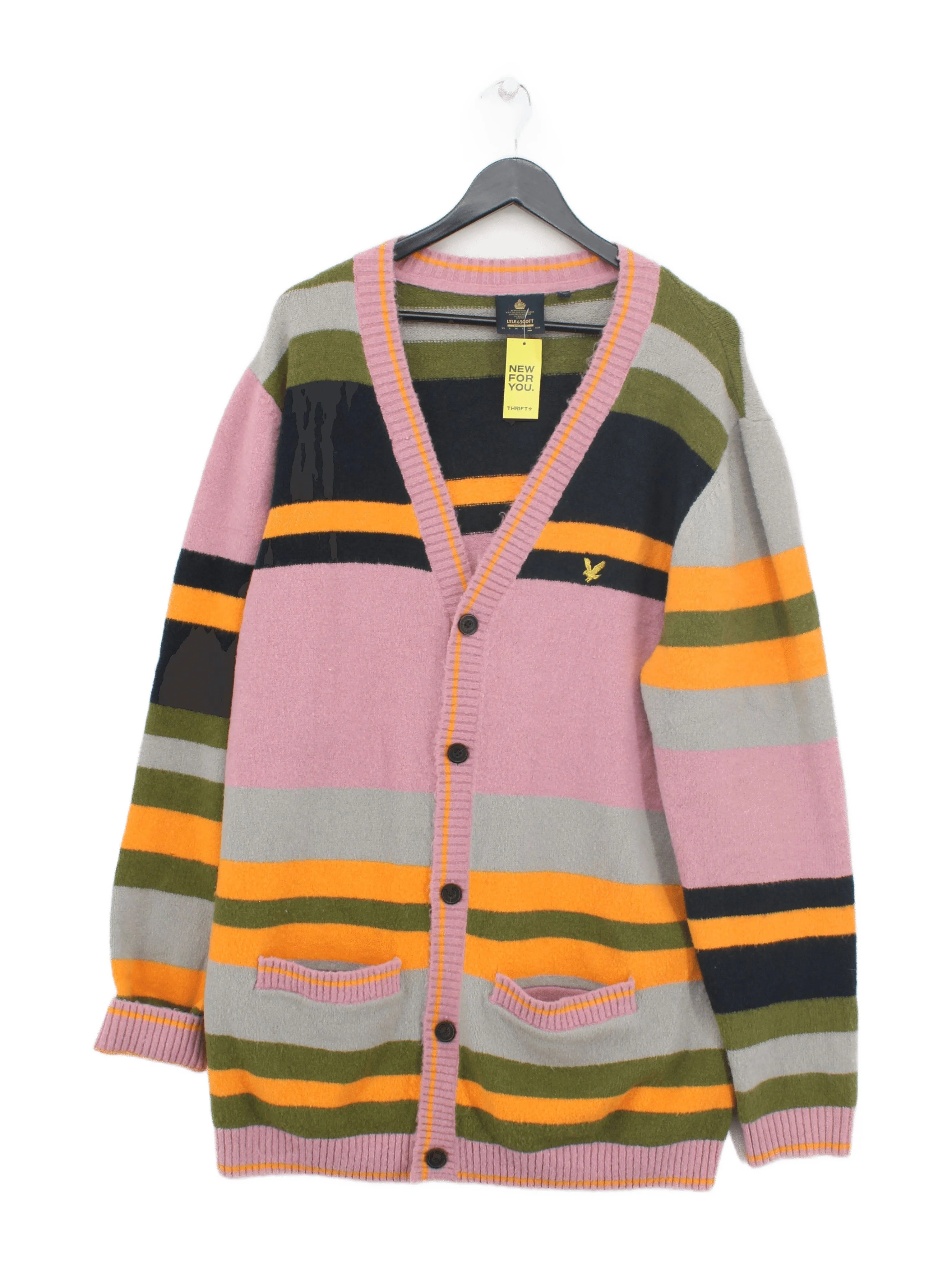 Lyle & Scott Women's Cardigan XL Multi Acrylic with Nylon, Elastane Cardigan