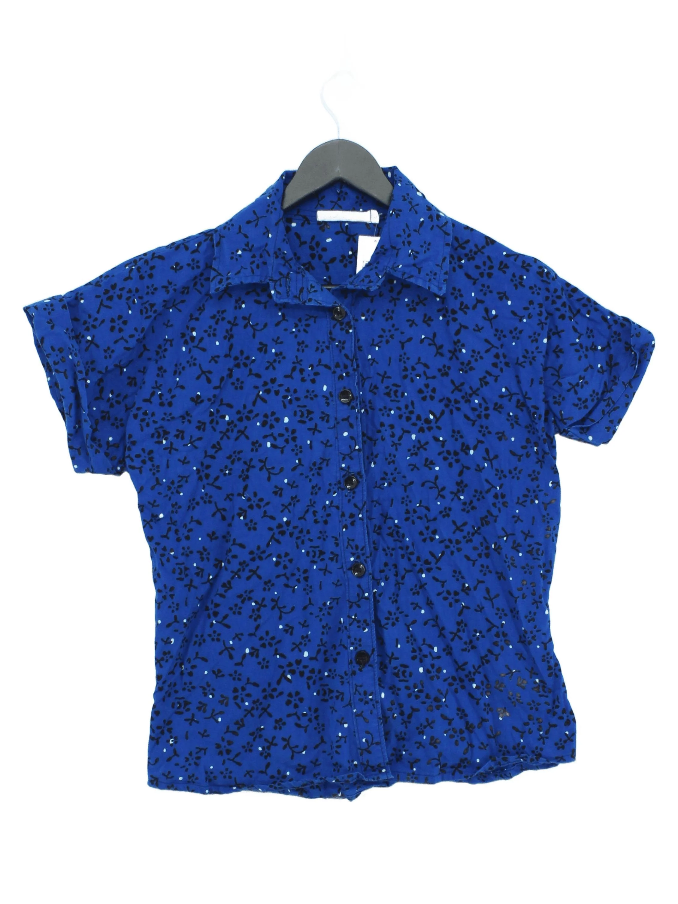 M.A.DKOLLECTION Women's Shirt S Blue 100% Other Basic