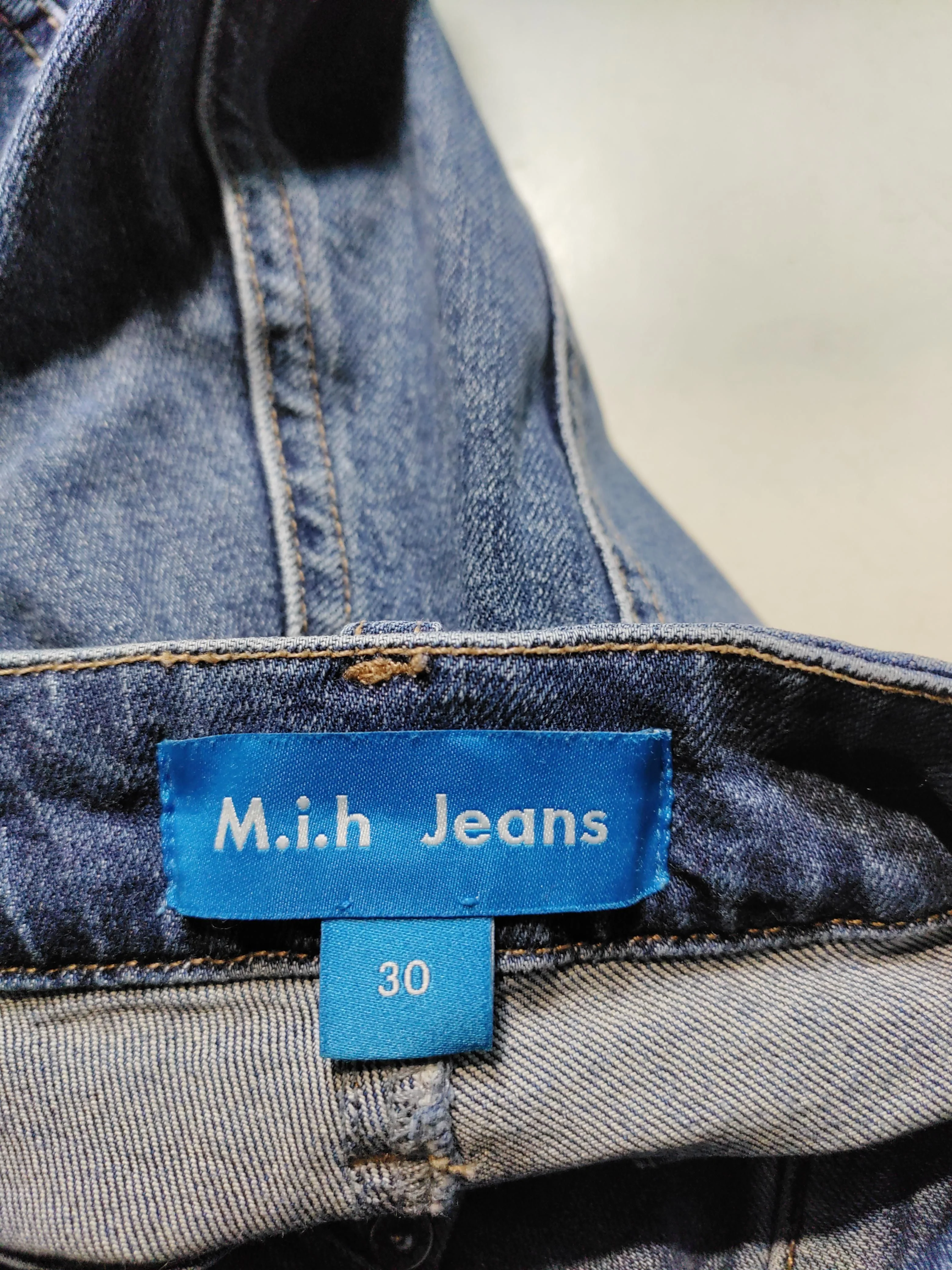 M.i.h Jeans Women's Jeans W 30 in Blue Cotton with Polyester, Elastane Straight - Image 5
