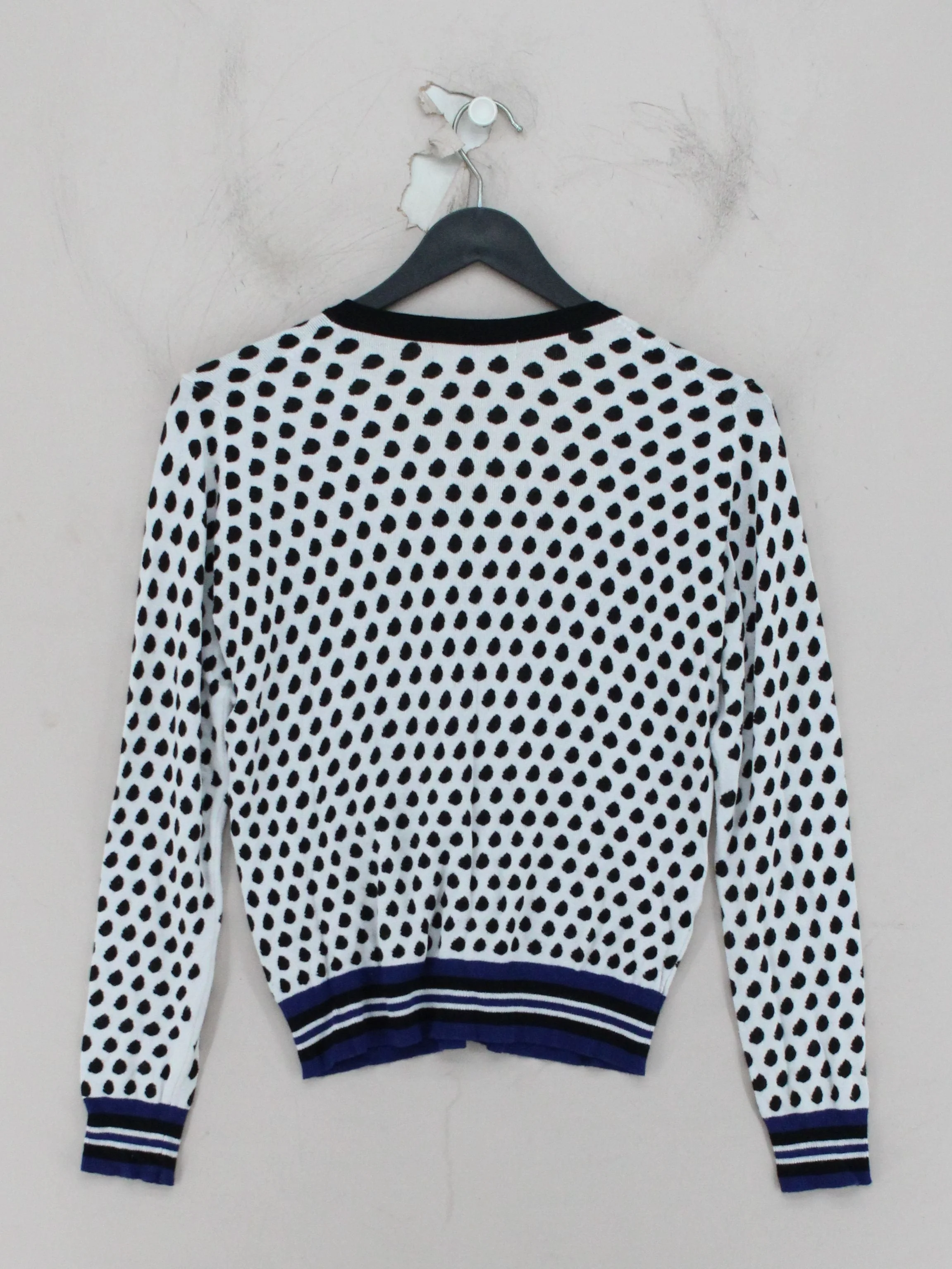 M&S Collection Women's Cardigan UK 10 White Viscose with Polyamide Cardigan - Image 2