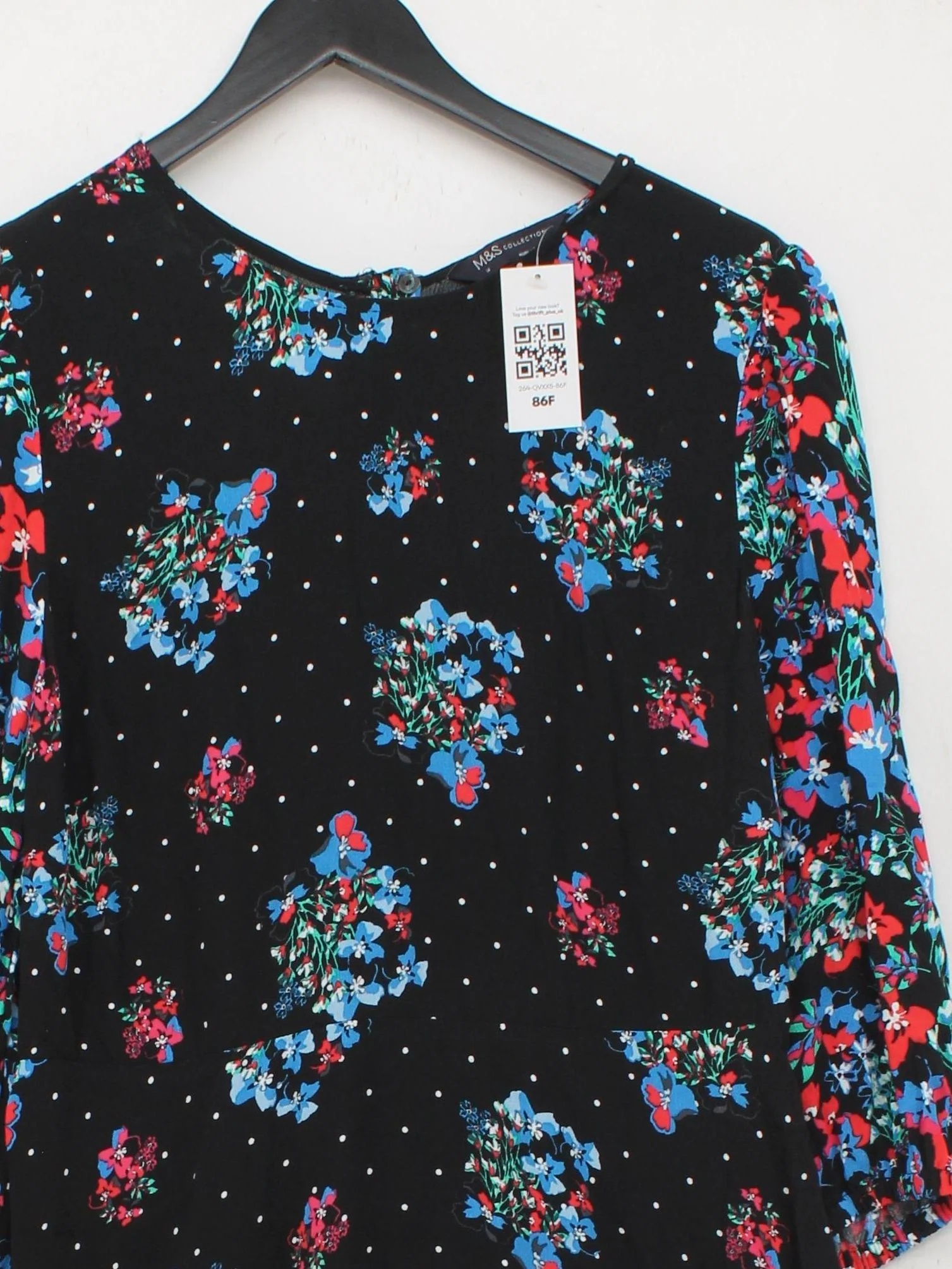 M&S Maxi Dress UK14 in Multi - Image 3