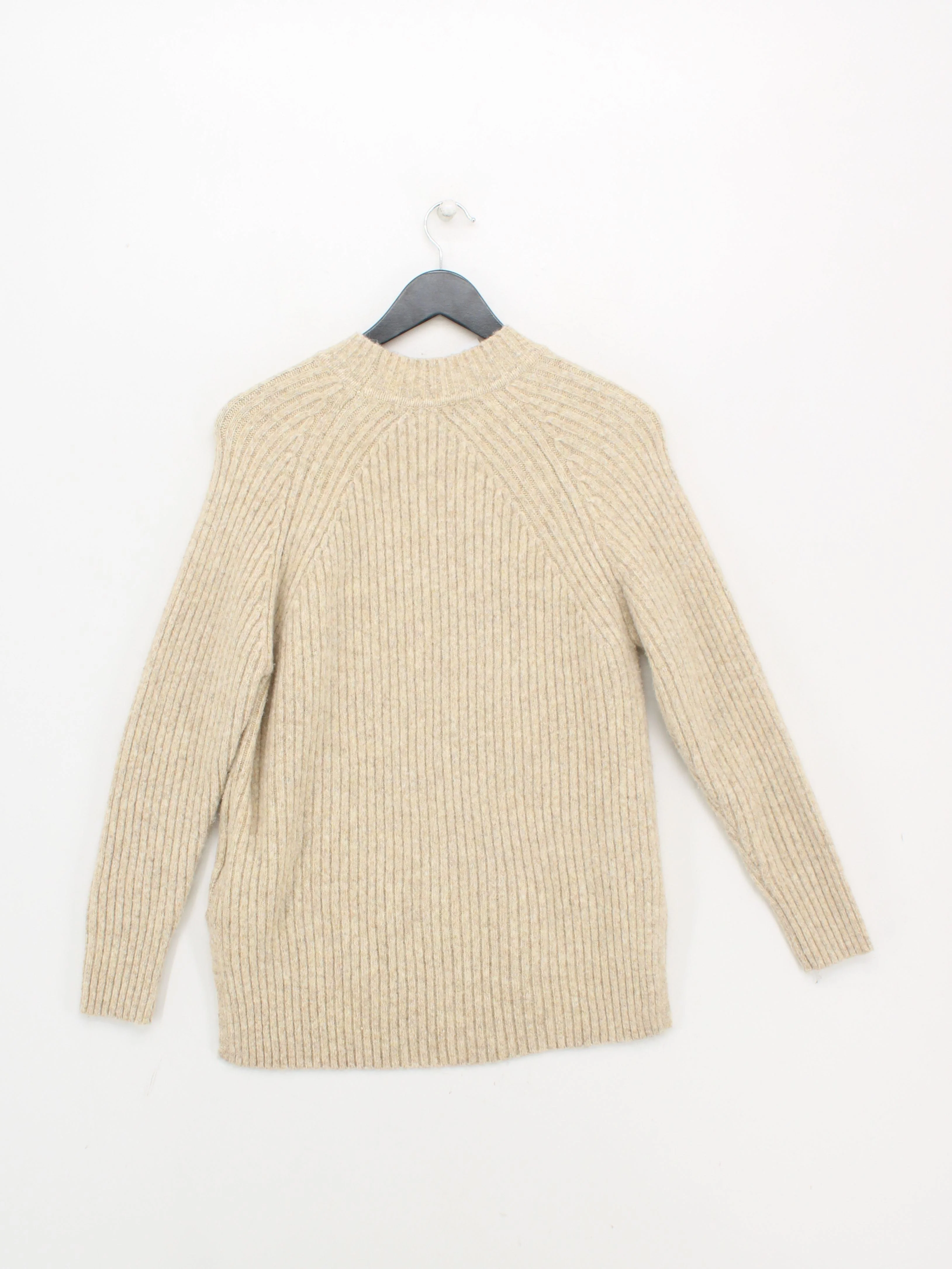 M&S Women's Jumper M Cream Polyamide with Polyester, Acrylic, Wool Pullover - Image 2