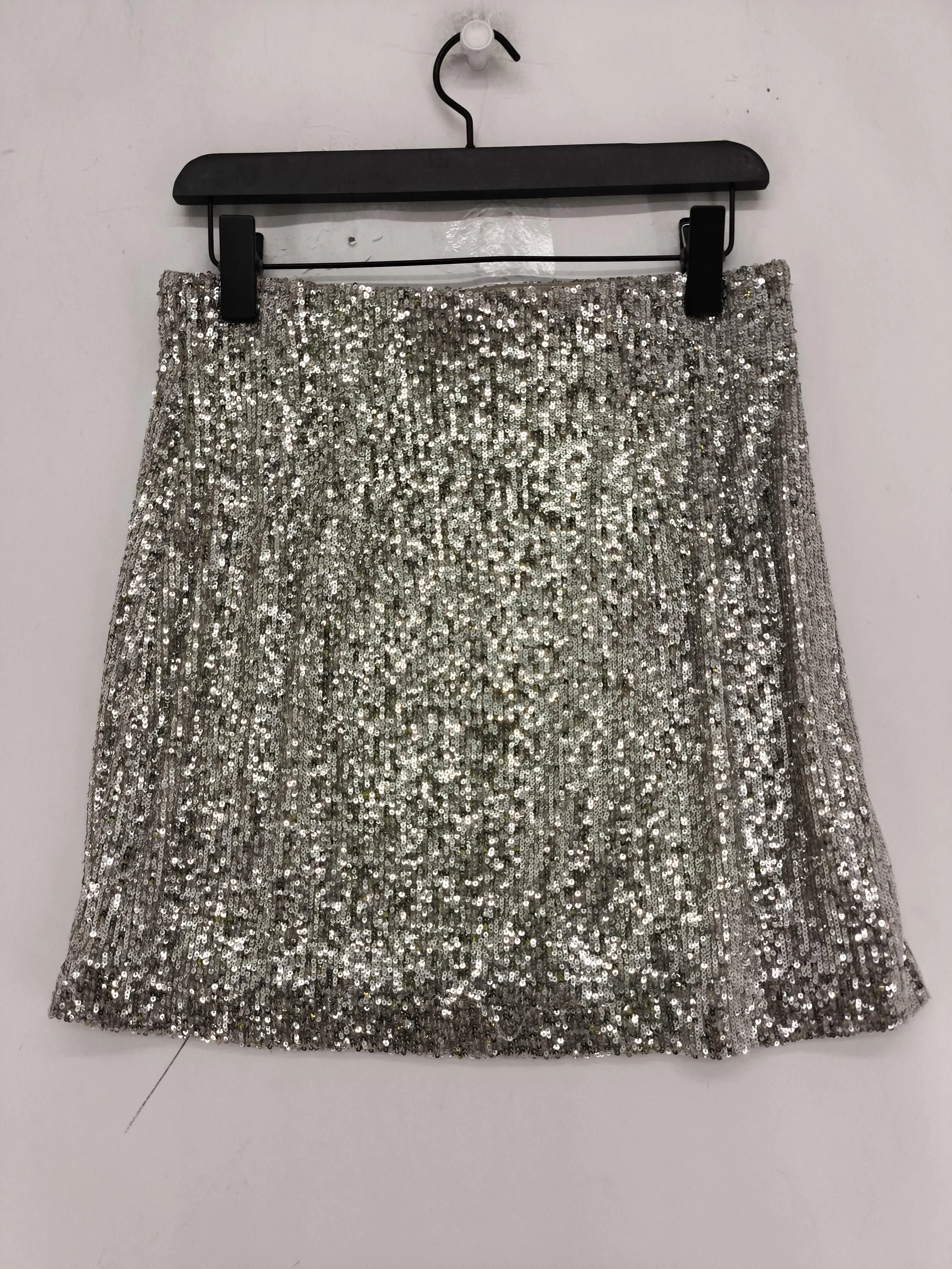 M&S Women's Two Piece Suit UK 12 Silver Polyester with Elastane Skirt Suit - Image 5
