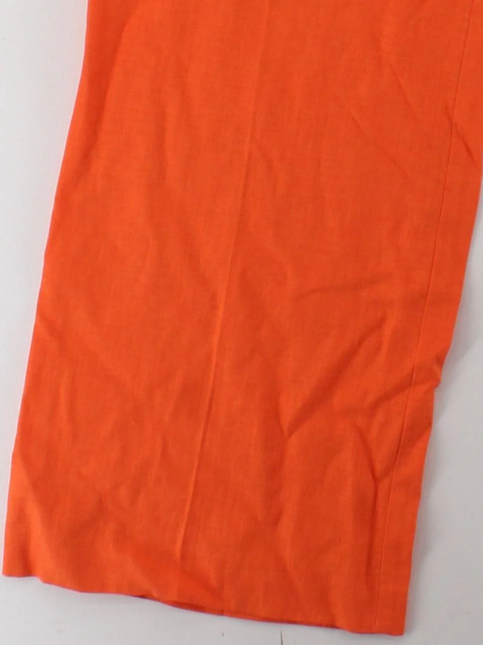 M&S Women's Two Piece Suit UK 8 Orange Linen with Viscose Trouser Suit - Image 4