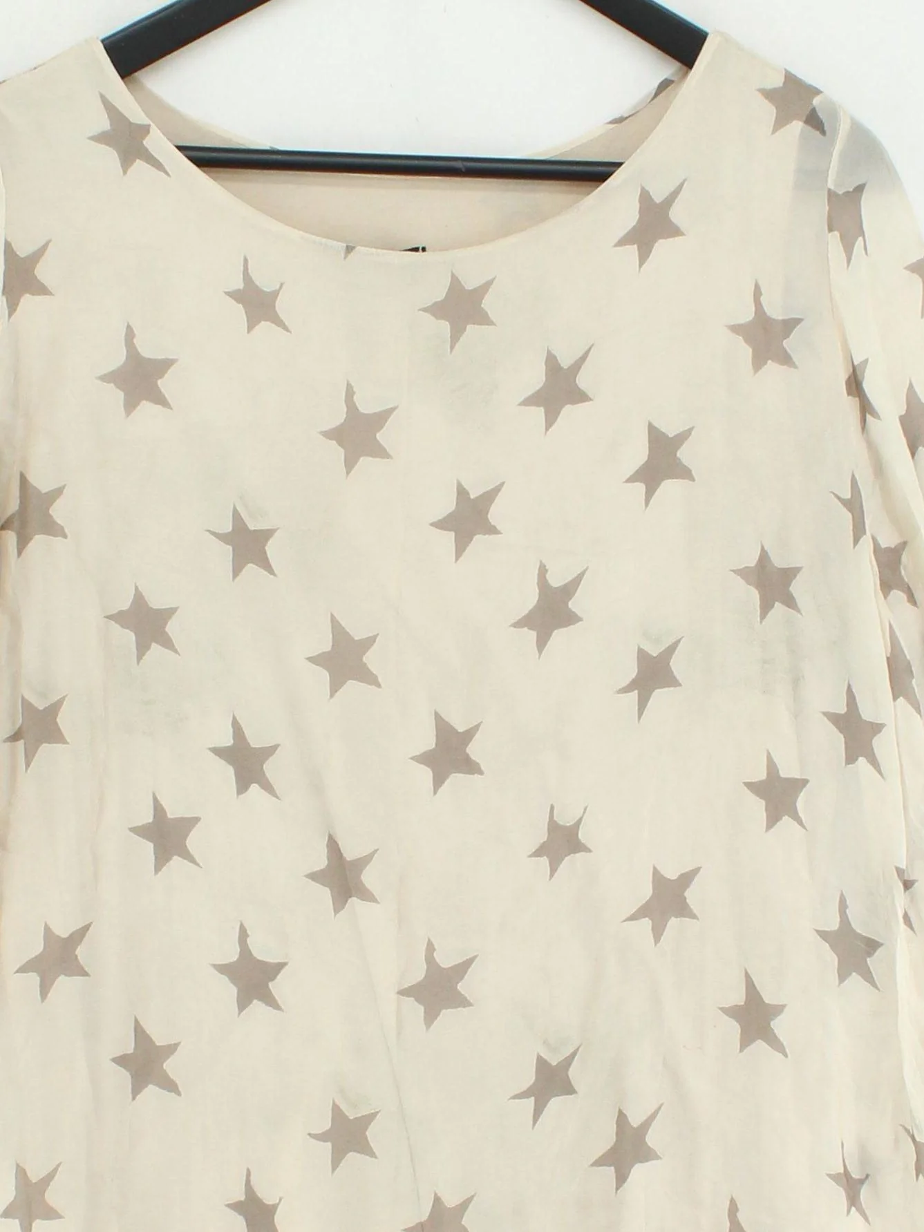Made In Italy Women's Blouse Cream Viscose with Elastane Basic - Image 3