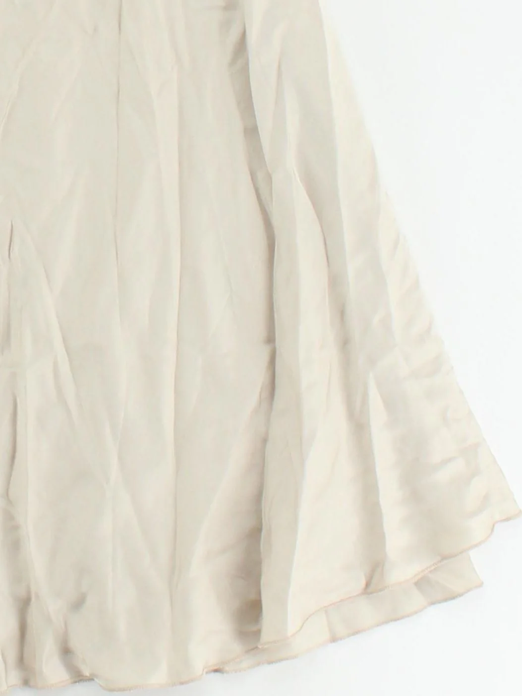 Made In Italy Women's Midi Skirt W 26 in Cream 100% Other Midi A-Line - Image 4