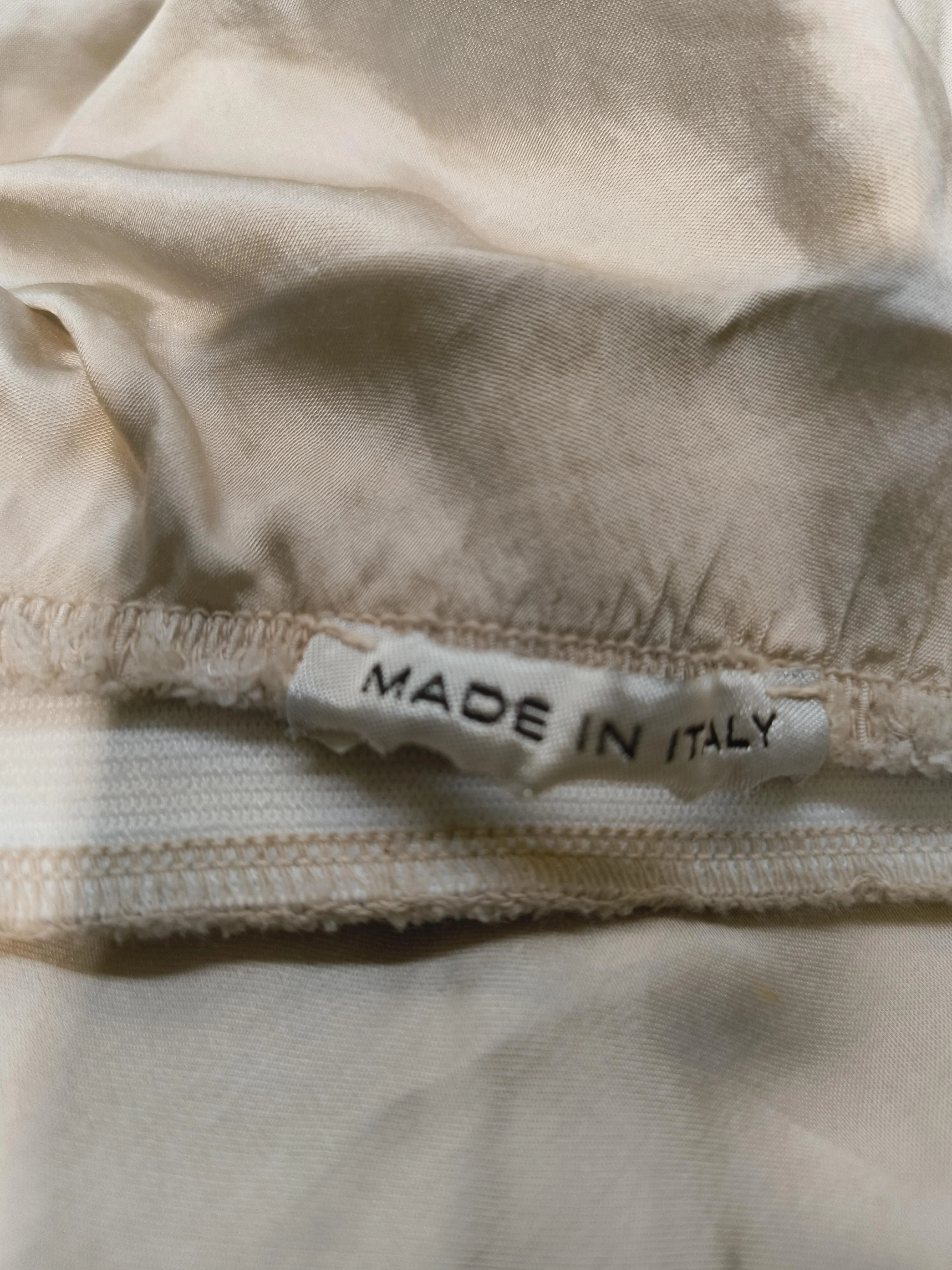Made In Italy Women's Midi Skirt W 26 in Cream 100% Other Midi A-Line - Image 7