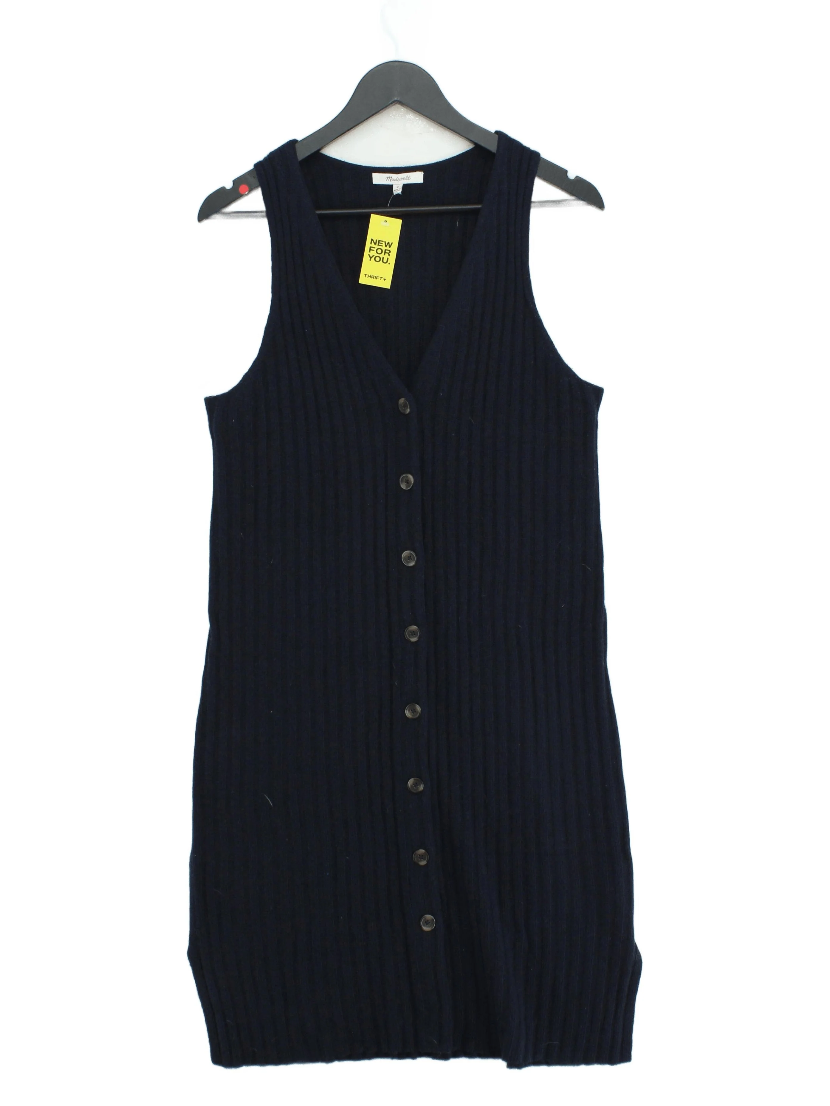 Madewell Jumper Mini Dress M in Blue