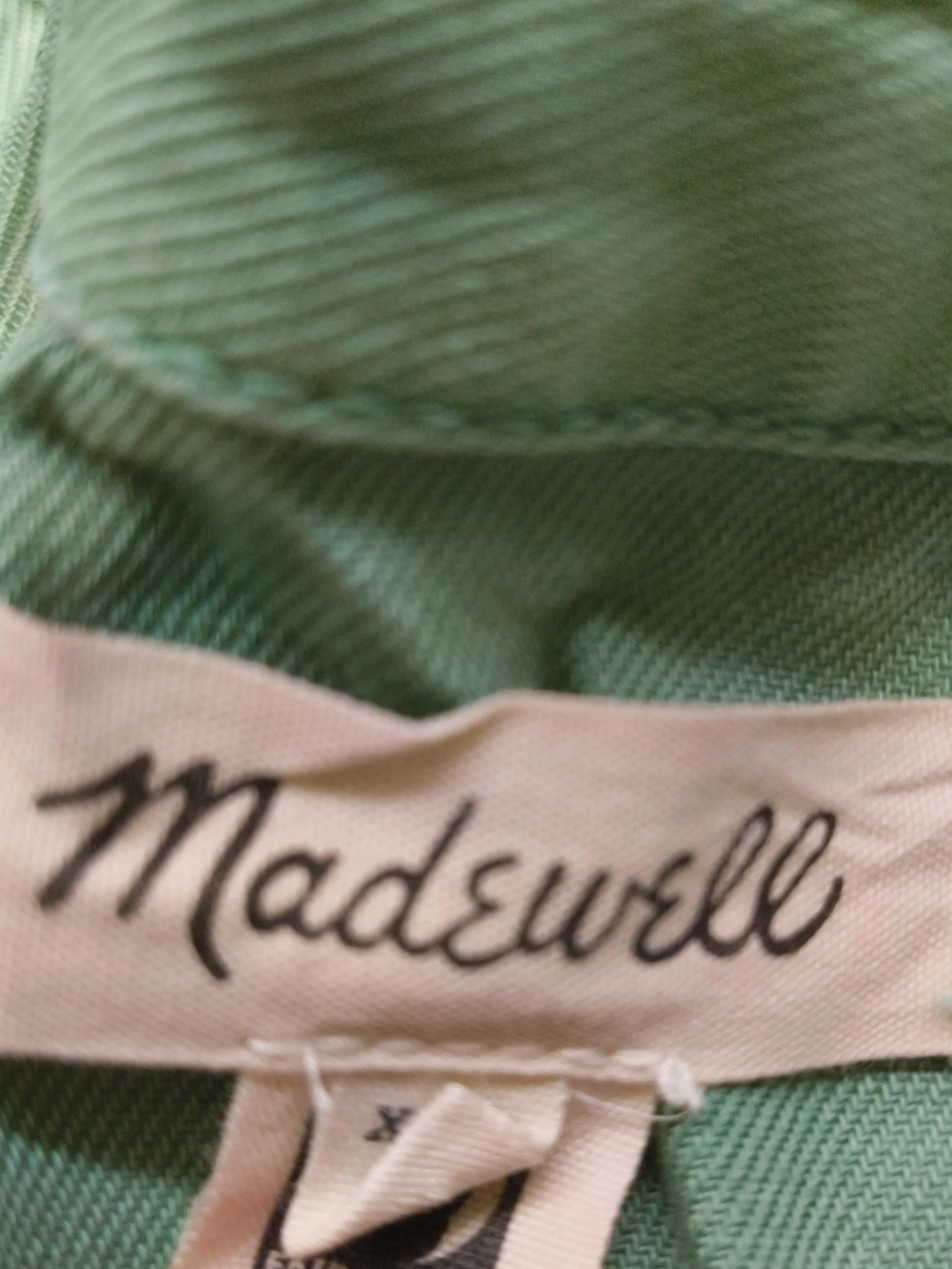 Madewell Women's Jumpsuit XXS Green 100% Cotton Straight Jumpsuit - Image 5